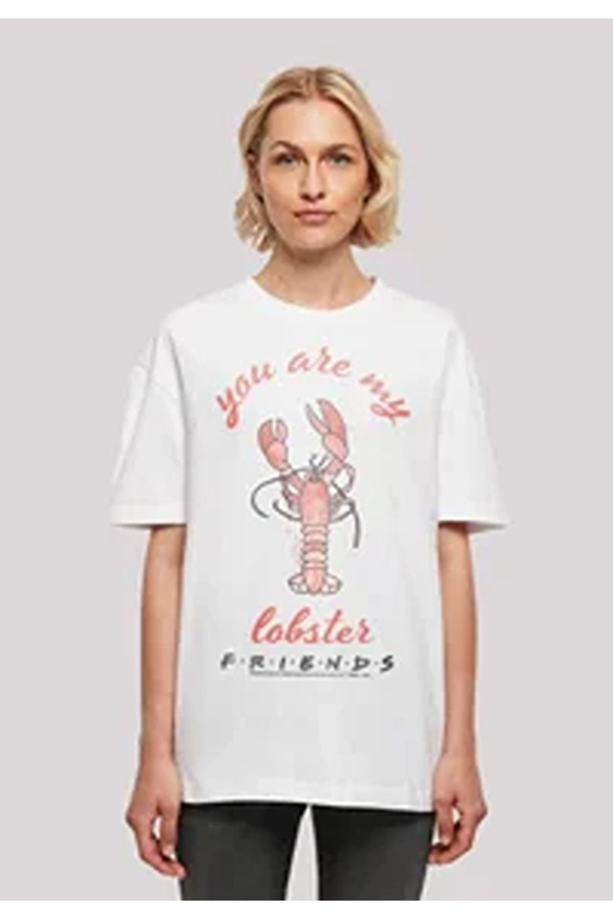 JANSO GROUP - KADIN PAMUKLU BASKILI KISA KOLLU TSHIRT 01