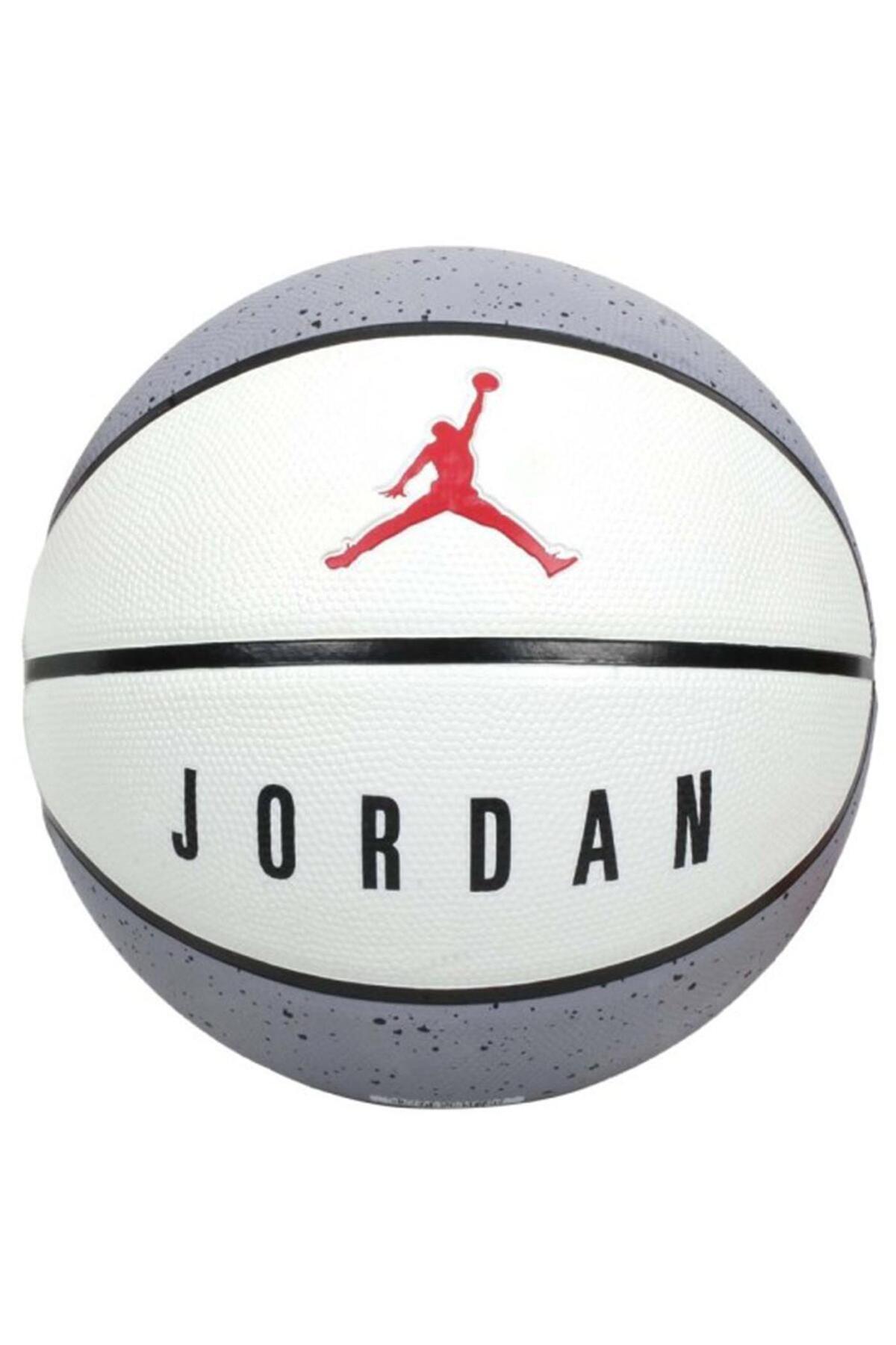 Nike J.100.8255.049.07 Jordan Playground 2.0 8P Deflated Unisex Basketbol Topu Gri