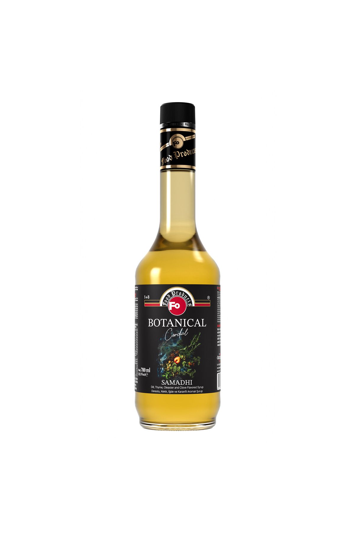 FO Samadhı (BOTANİCAL CORDİAL) - Dereotu, Kekik, Iğde Ve Karanfil Aromalı Şurup 700 ml