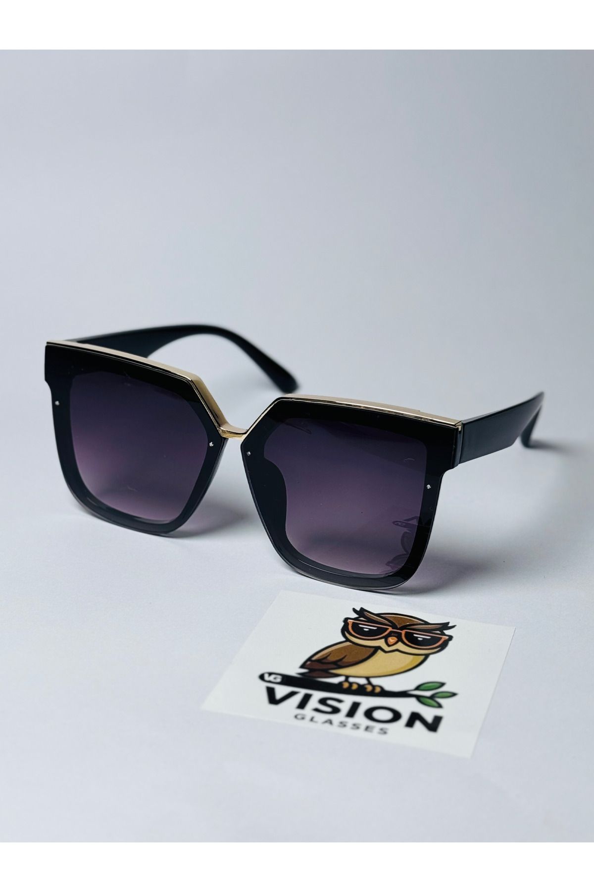 VG VISION GLASSES Dark Mirage Siyah Kadın Güneş Gözlüğü