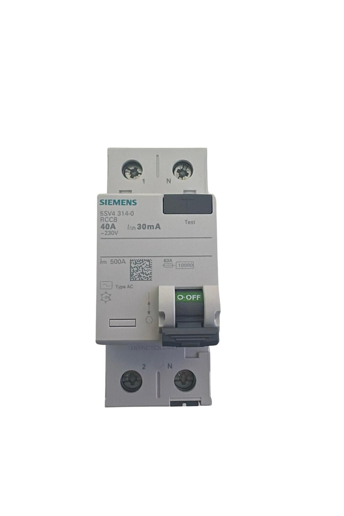 Siemens SİEMENS K.A.K.R. 30mA 2X40A