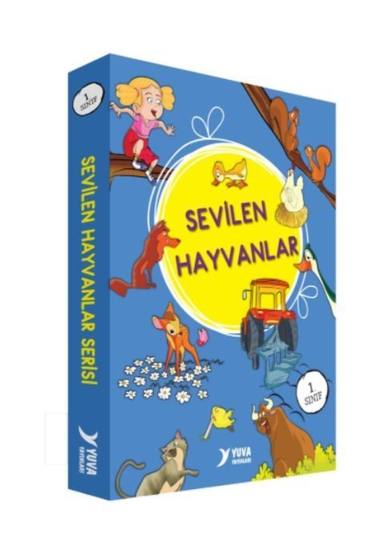 Destek Yayınları Sevilen Hayvanlar Serisi 1 Sınıf Düz Yazılı 10 Kitap