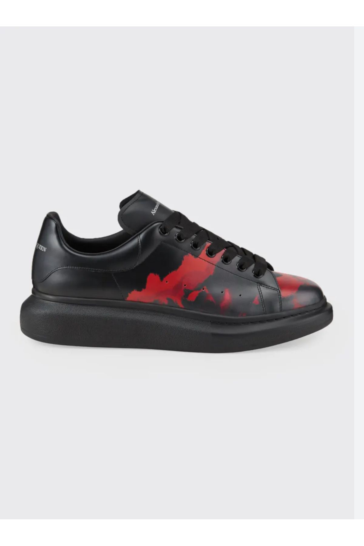 ALEXANDER MCQUEEN Desen detaylı Erkek deri sneakers