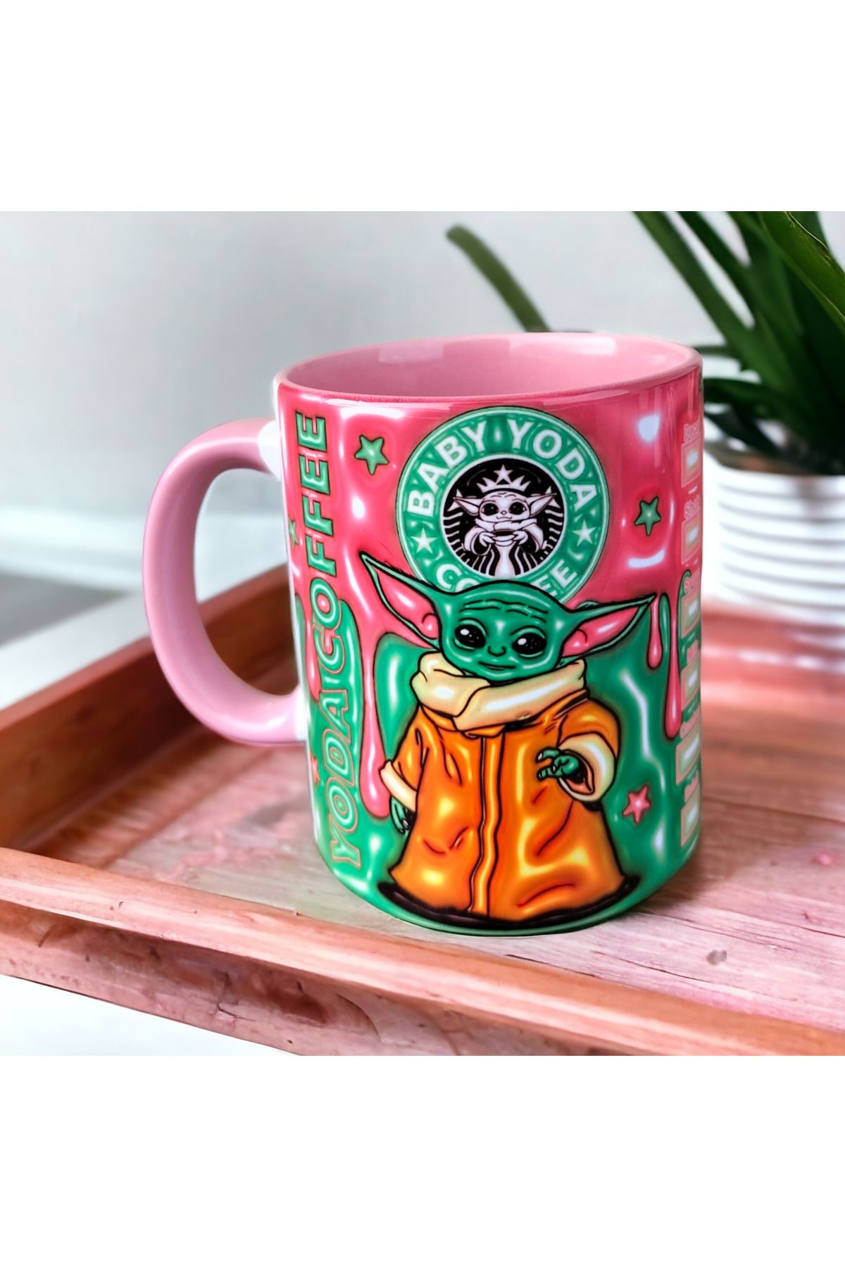 mugshop Baby Yoda Kaliteli Porsen Tasarım Hediyelik Kupa Bardak