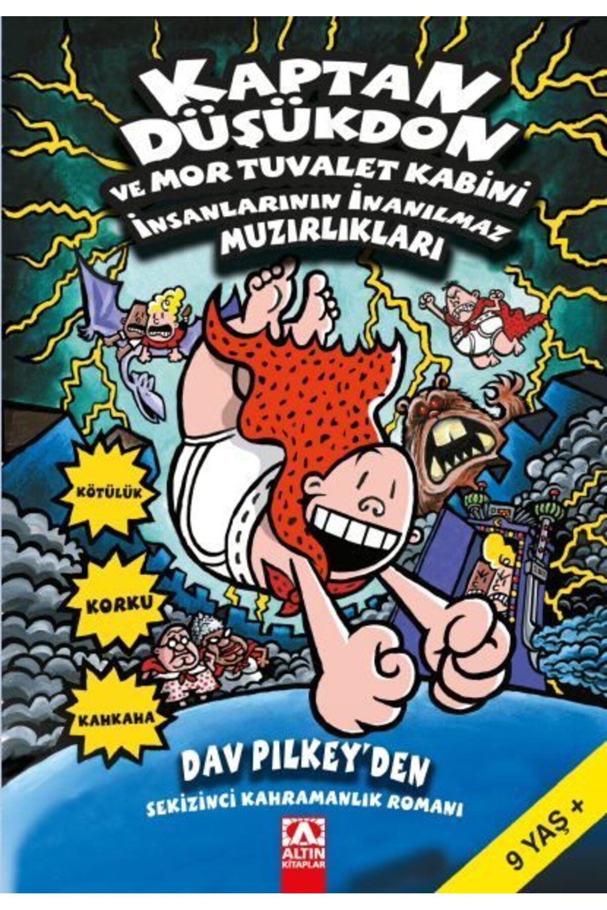 Destek Yayınları Kaptan Düşükdon ve Mor Tuvalet Kabini İnsanlarının İnanılmaz Muzırlıkları 8