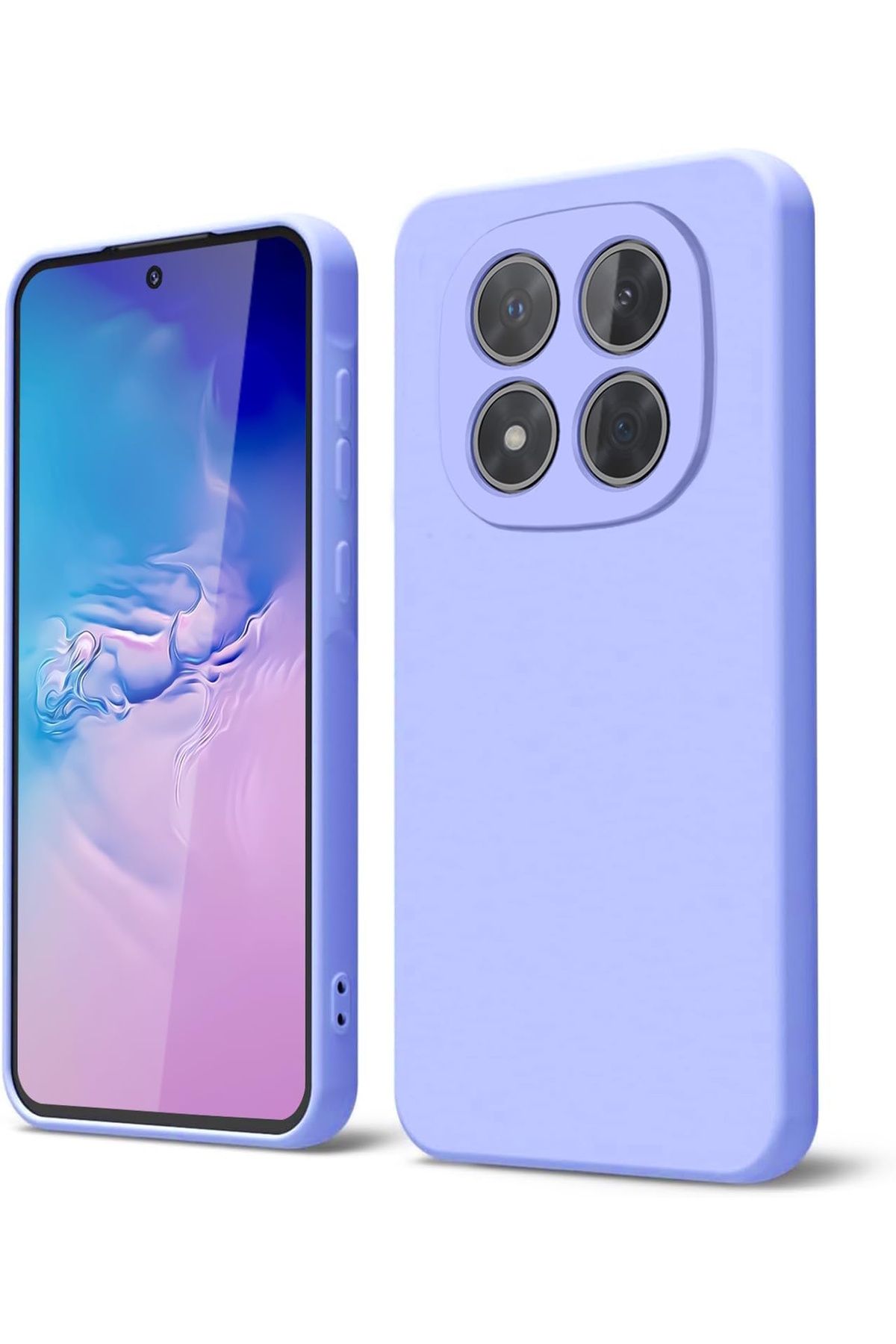 m.tk moveteck Xiaomi Redmi Note 14 Pro 4g Kılıf Lansman Kamera Korumalı içi Kadife Yumuşak Renkli Silikon Mat His