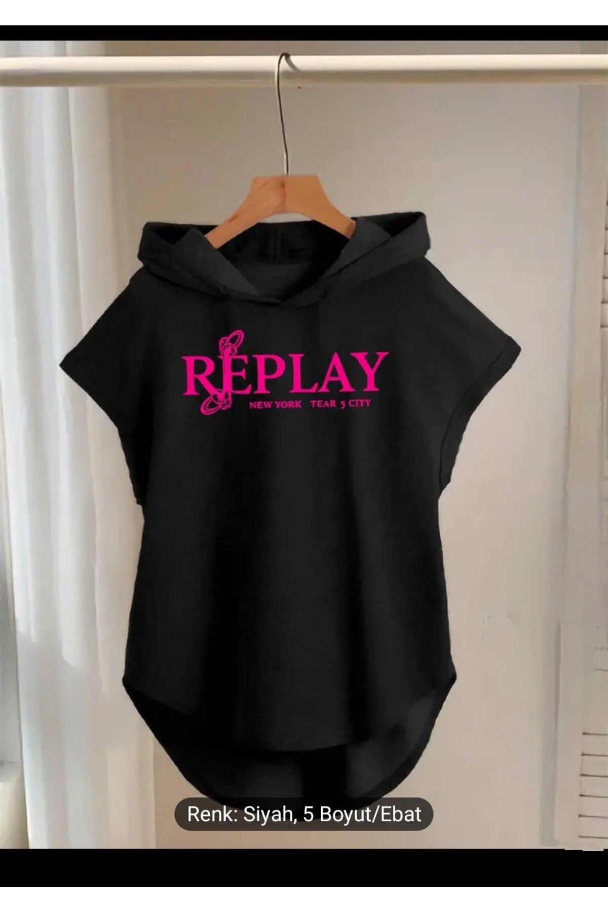 Lerix mod Larixmod kadın penye iki iplik yarasa kol kapşonlu sweat