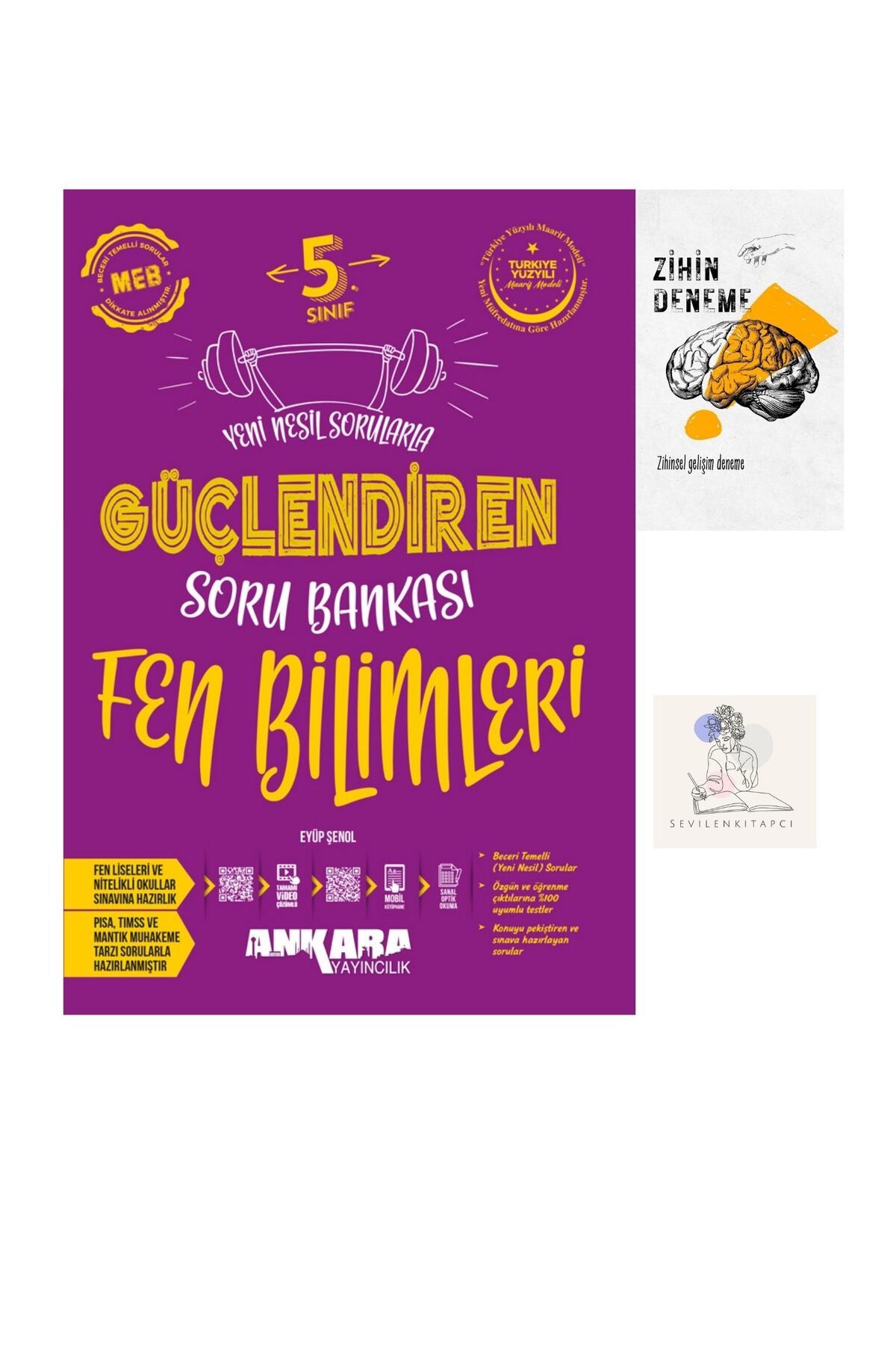 Ankara Yayıncılık ANKARA 5.SINIF GÜÇLENDİREN FEN BİLİMLERİ SORU BANKASI-ZİHİNDENEME-KAR54