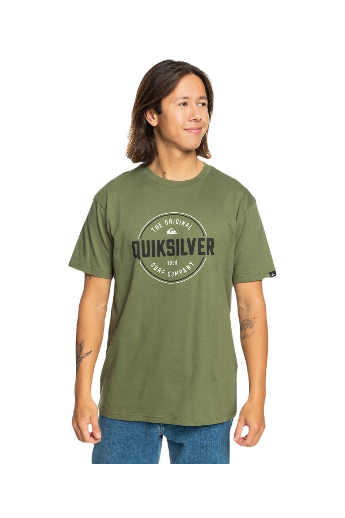 کوییک سیلور تی‌شرت مردانه مدل EQYZT07680 Circle Up SS Green