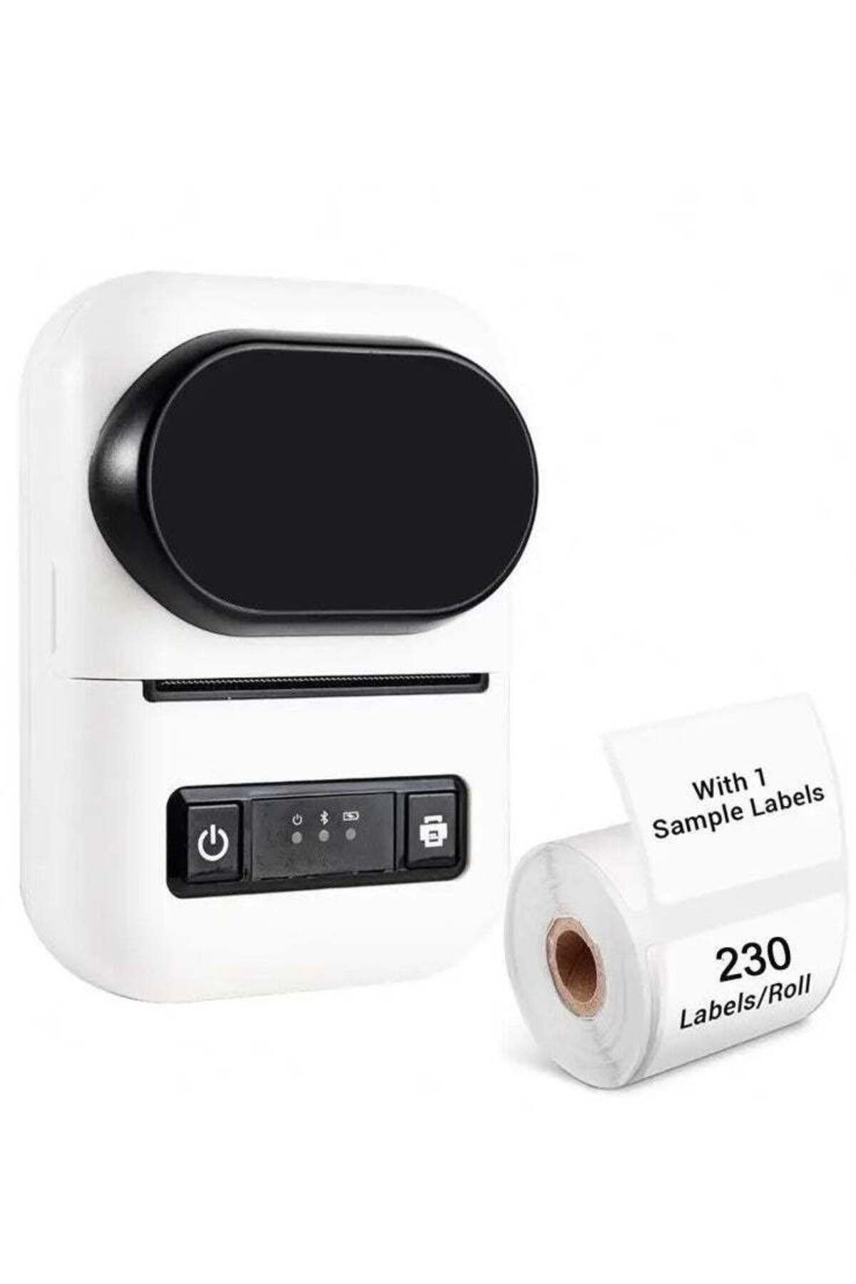 Denx-A portable wireless thermal printer for invoices, receipts and barcodes that works with Bluetooth, 2