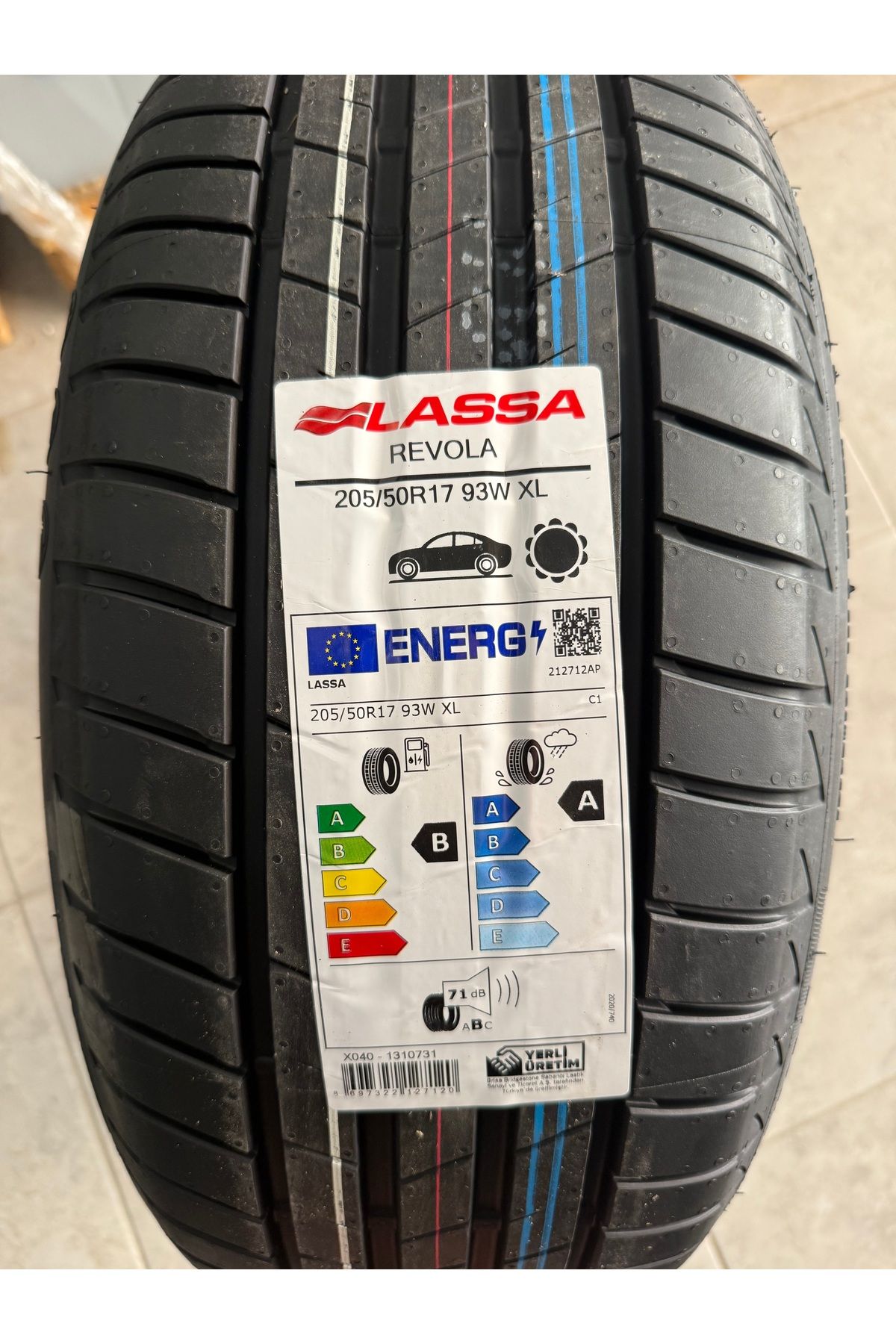 Lassa / 205/50R17 (REVOLA) 2025 YAZ LASTİĞİ