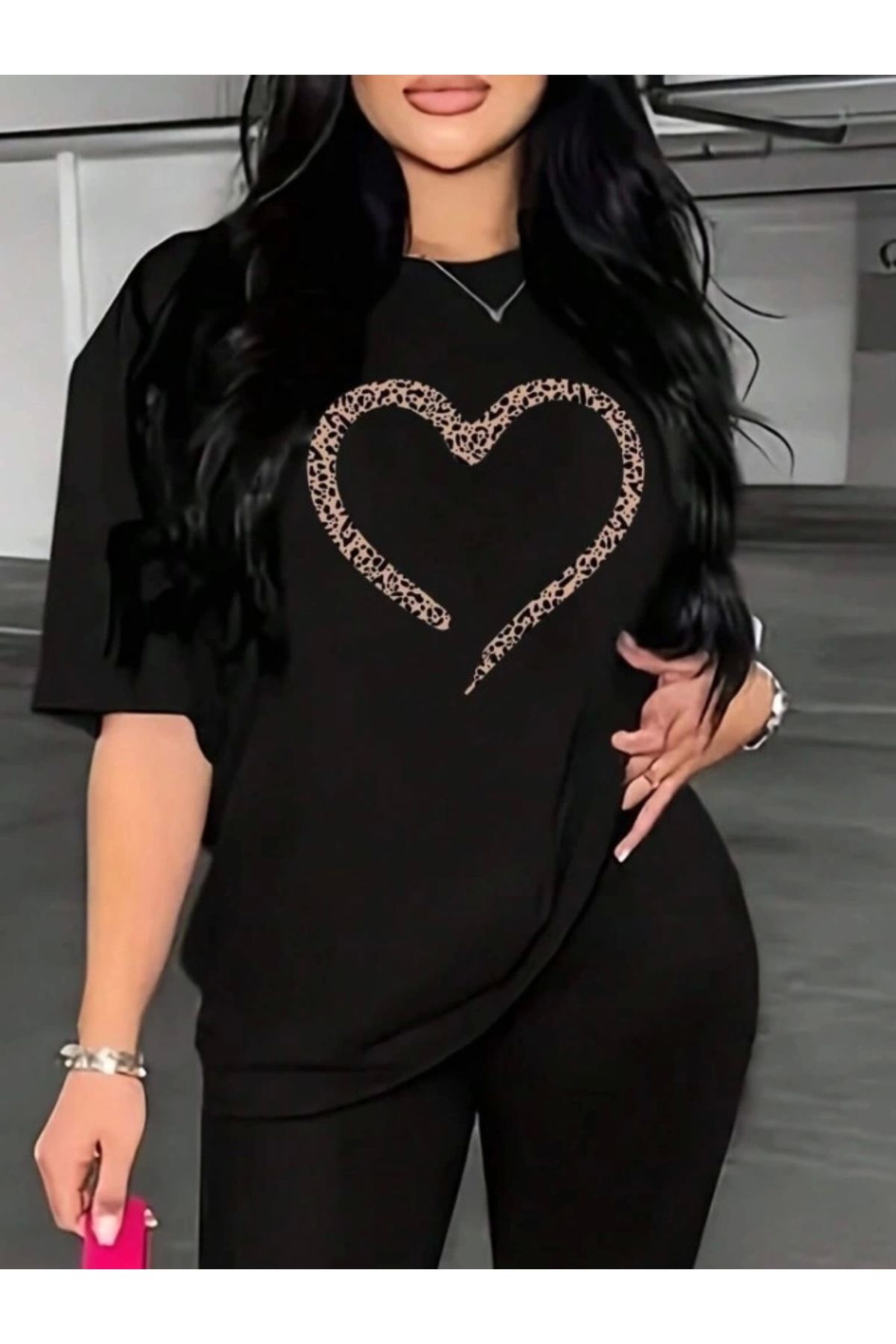 nedo7 Baskılı T-shirt - Siyah