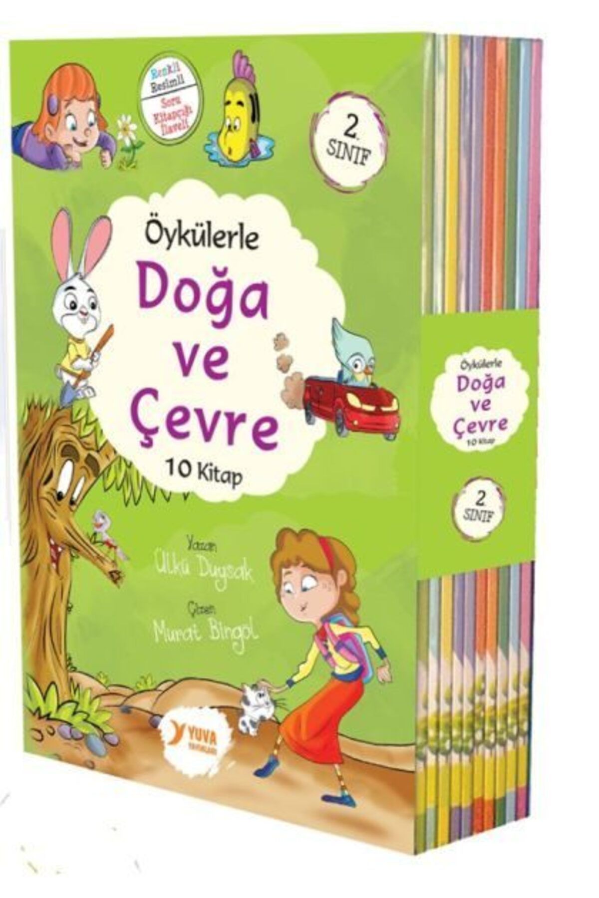 Destek Yayınları Öykülerle Doğa ve Çevre 2 Sınıf 10 Kitap