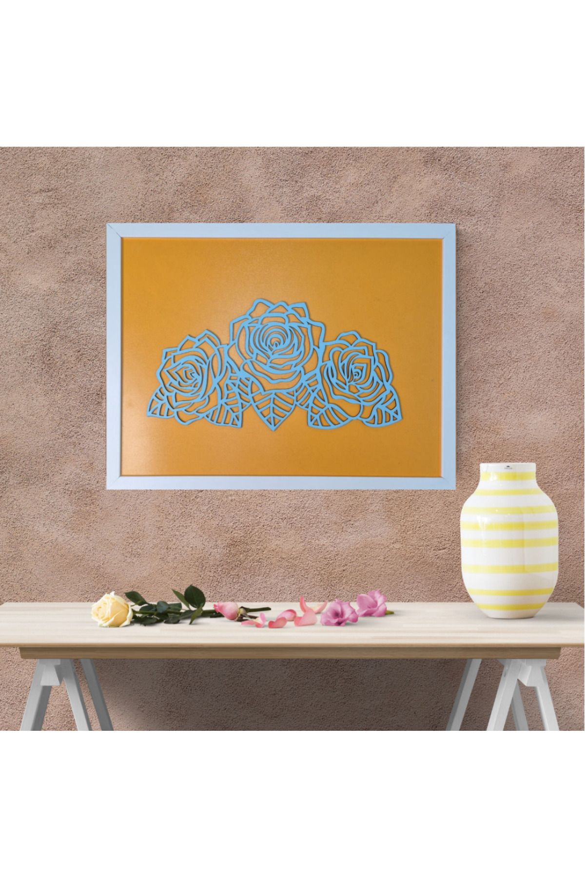 Grand Fine Art Çerçeveli Mdf Desen/Mdf Zemin Tablo