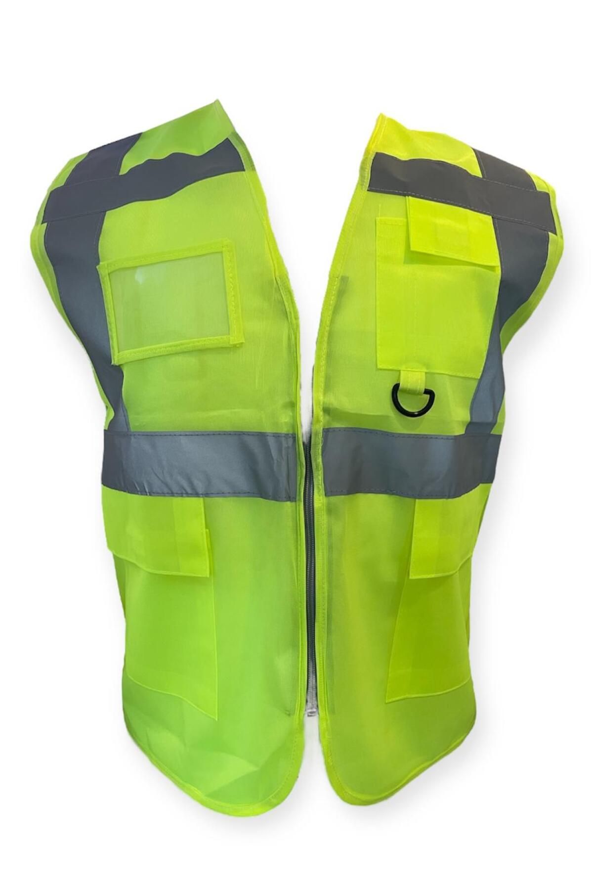 KAYAGROUP 10'LU PAKET MÜHENDİS İKAZ YELEĞİ REFLEKTÖRLÜ RAŞEL KUMAŞ