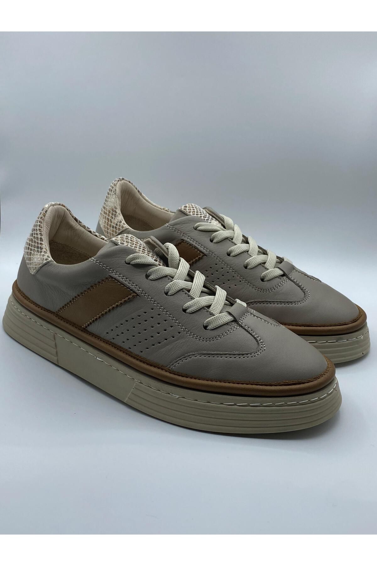 NEWGÜLTEKİN HAKİKİ DERİ GÜNLÜK SNEAKER SPOR ŞIK AYAKKABI