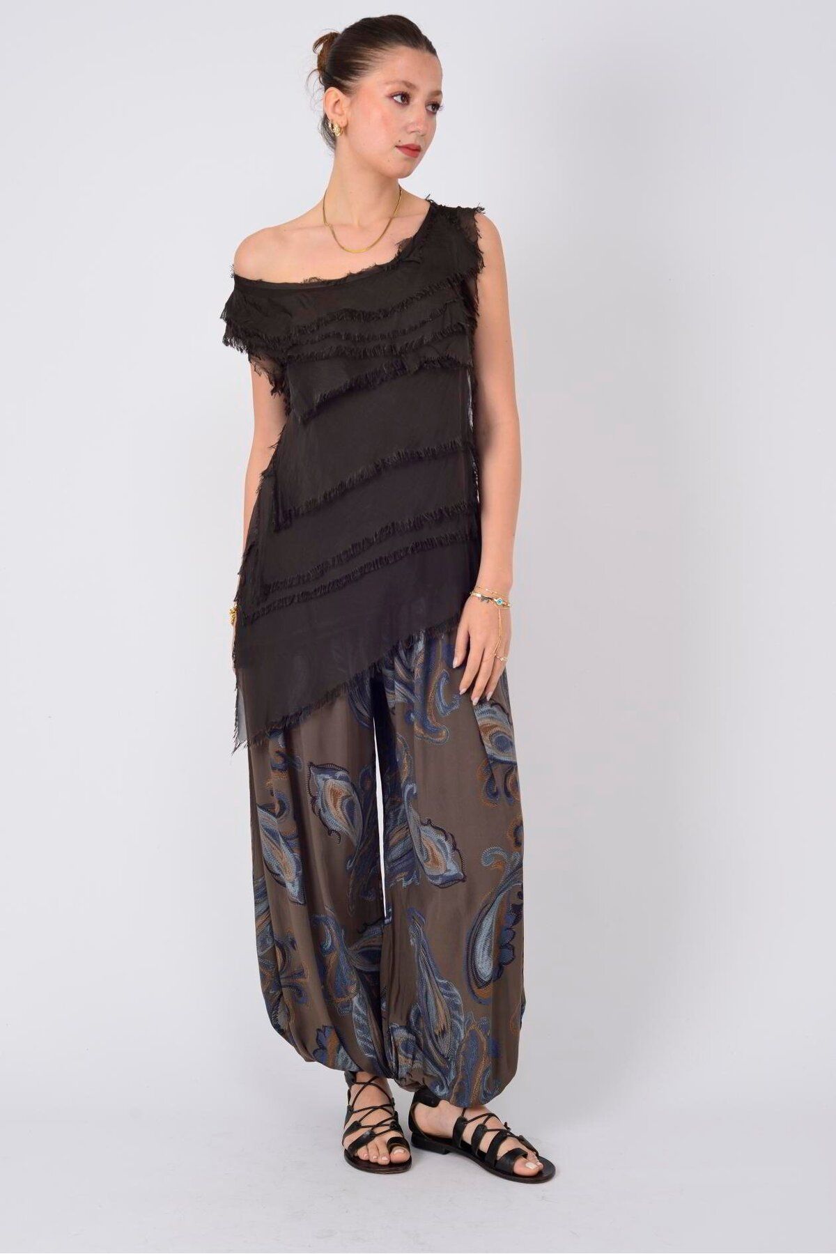 Park Moda 9577 İPEK KAT KAT BLUZ