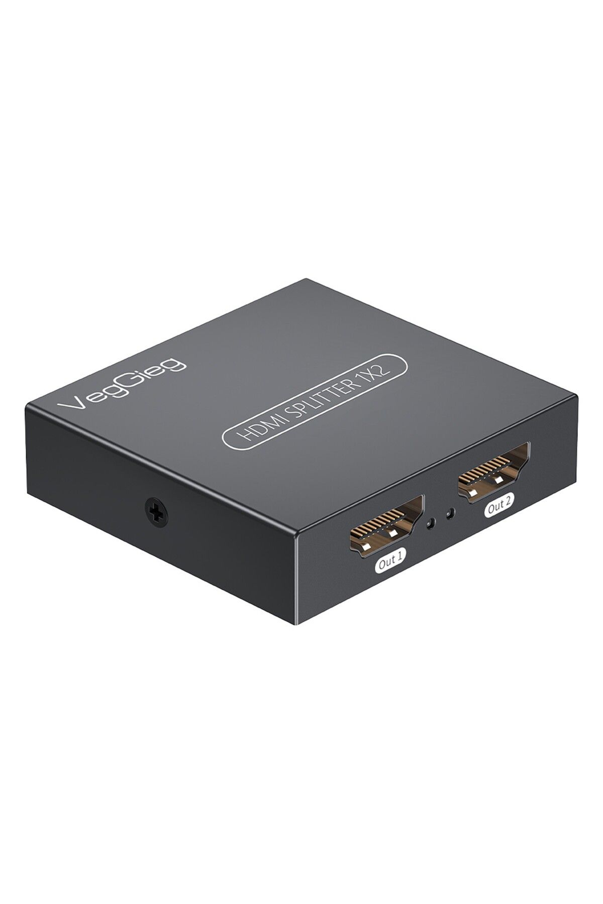 Veggieg 4K 30Hz 1 Giriş 2 Çıkış HDMI Splitter Görüntü Ayırıcı Bölücü Adaptör