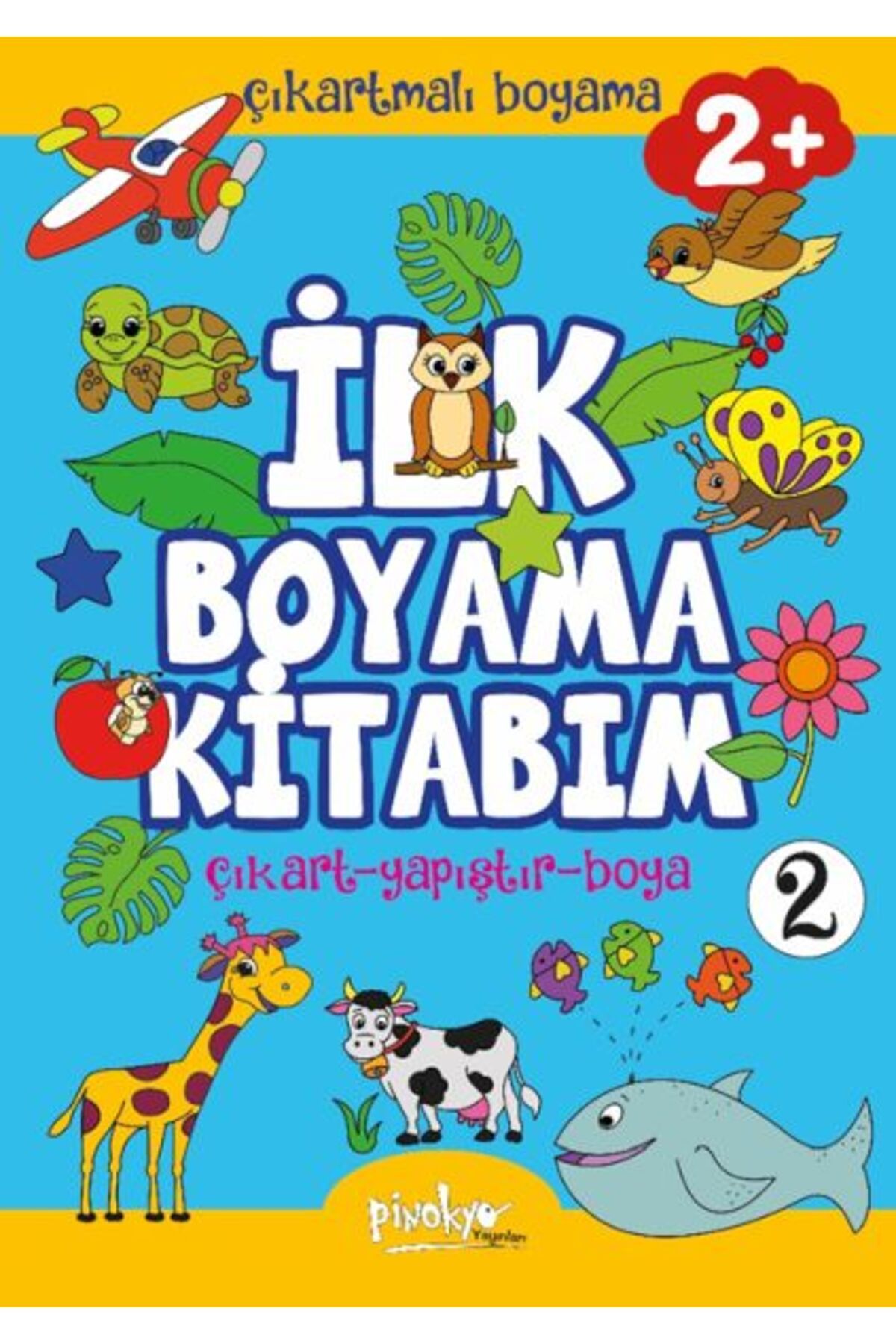 Destek Yayınları Çıkartmalı İlk Boyama Kitabım 2 Yaş2