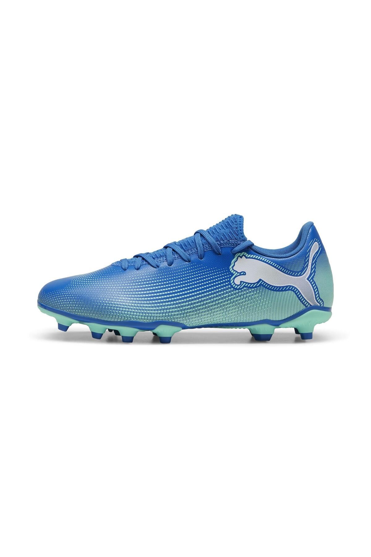 کرمپون آبی مردانه Future Blue 7 Play FG Ag Crampon 107939 01 Puma