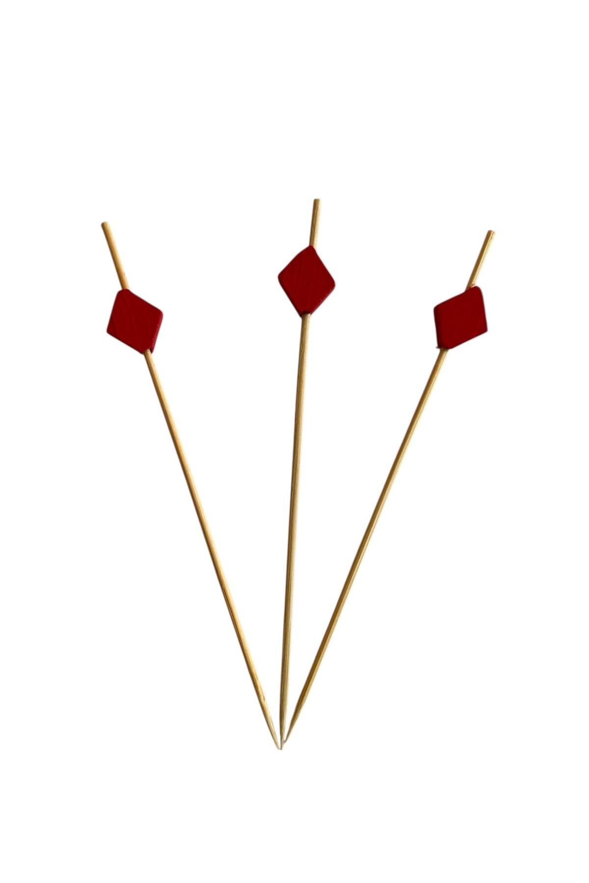 yuandong Bambu Karo 12 Cm Kürdan (50'li), Sunum Kürdanı