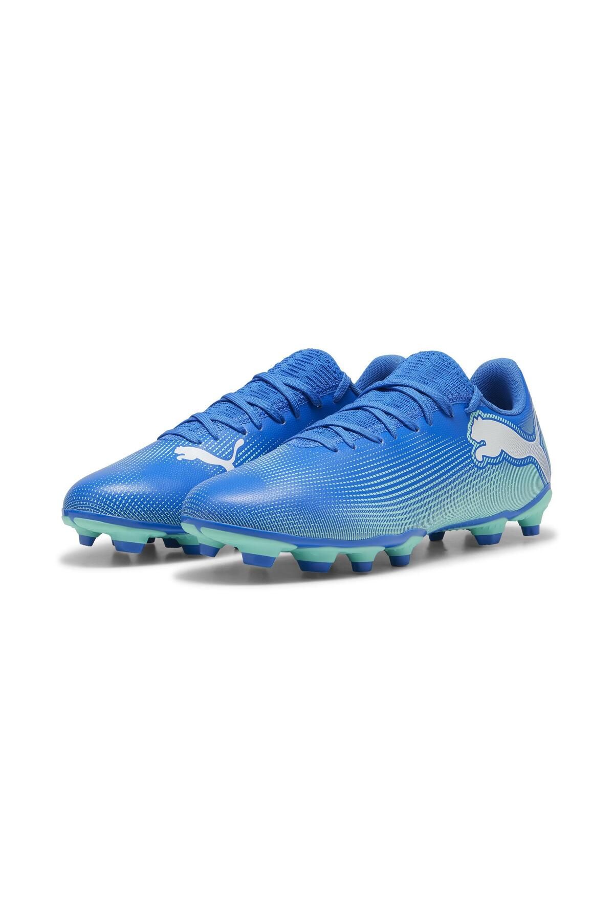 کرمپون آبی مردانه Future Blue 7 Play FG Ag Crampon 107939 01 Puma