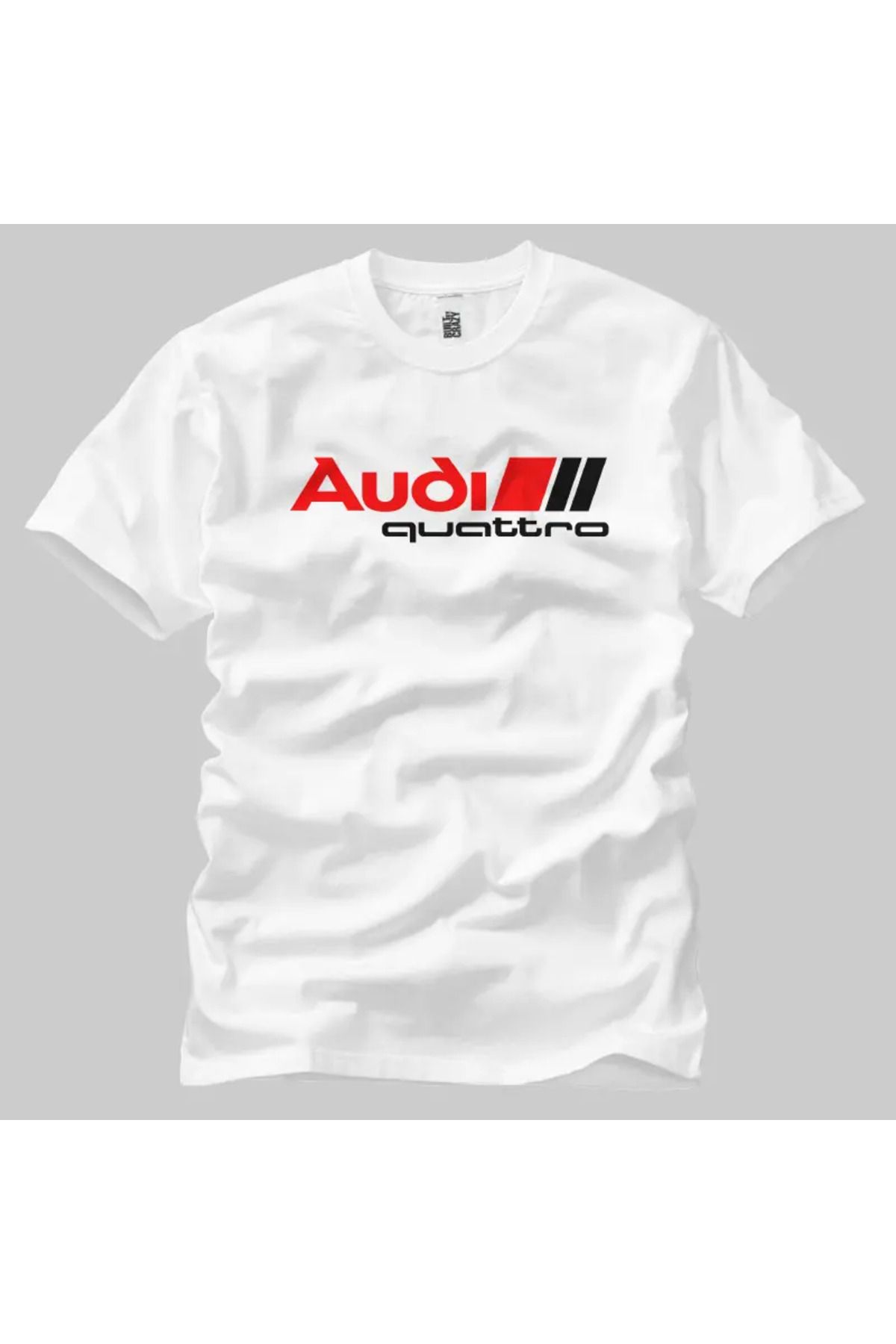 Built By Crazy Audi Quattro Logo Unisex Tişört