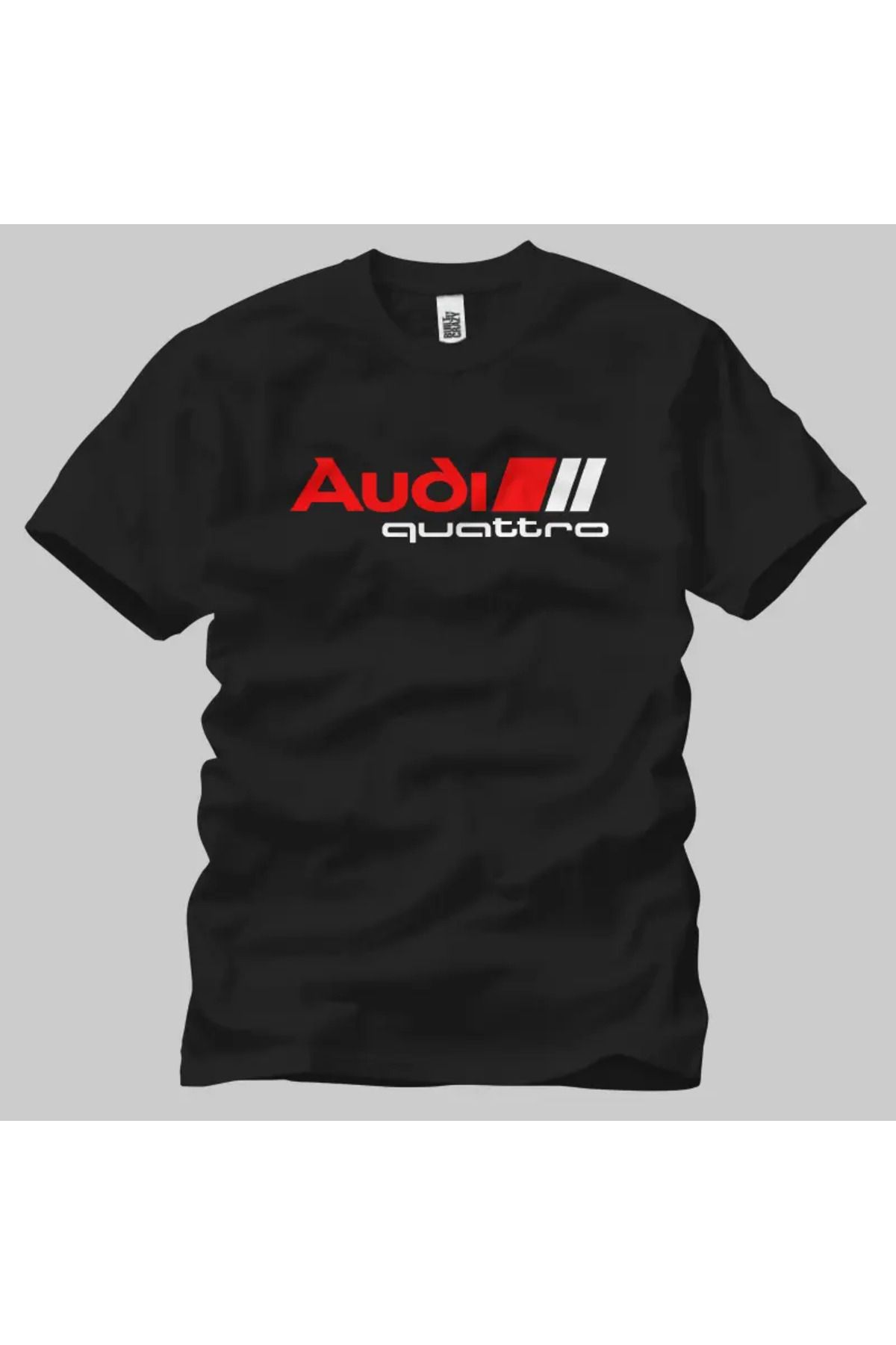 Built By Crazy Audi Quattro Logo Unisex Tişört