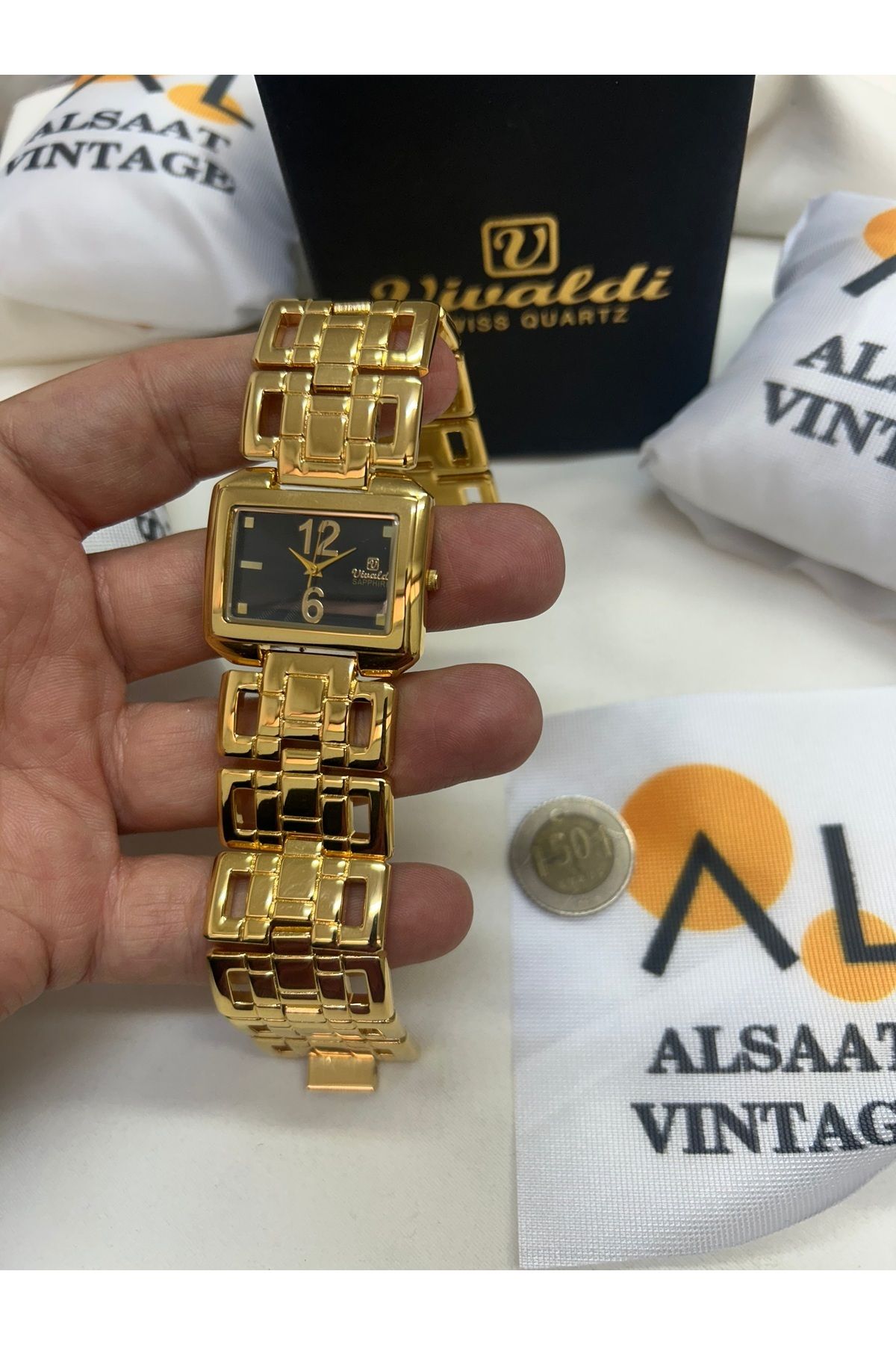 Vivaldi Vintage unisex kol saati L07786