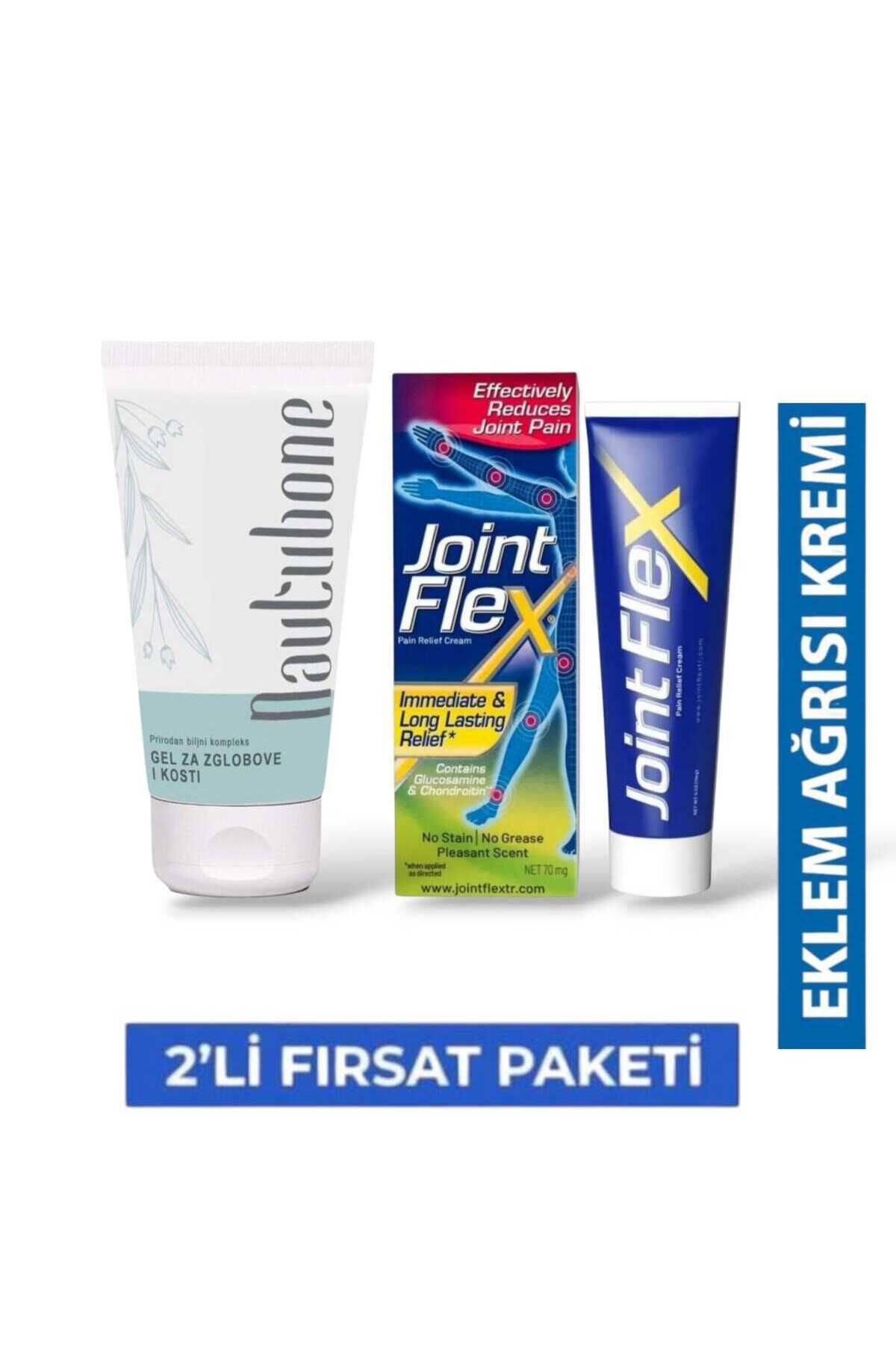 MEDİCREAM Nautubone ve Joint Flex Kas İskelet Bel Sırt Eklem Fıtık Gibi Tüm Vücut Ağrılarında Etkili 2'li Krem