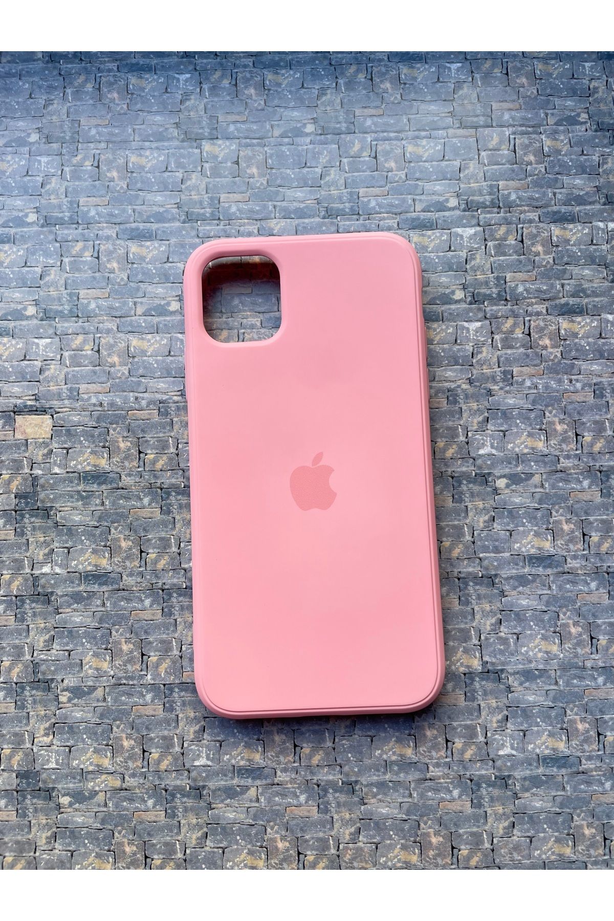 BCNCASE İphone12/12PRO Logolu Telefon Kılıfı Yumuşak Silikon Kauçuk İçi Kadife Ince Kılıf ÇizilmezDayanıklı