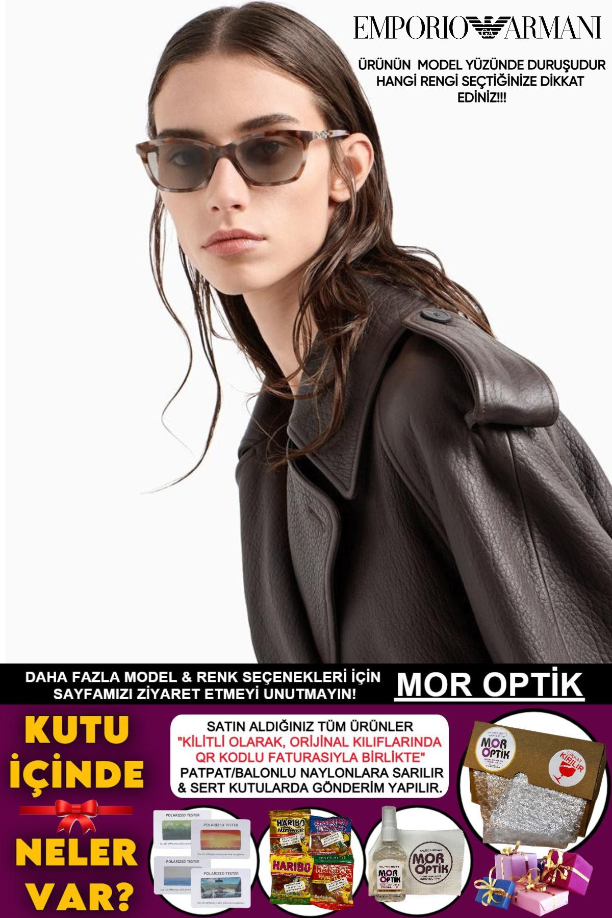 Emporio Armani EA4238 5017/8G 54-18-140 3N "CAT EYE MODEL GOLD DETAY SAP" MEDİUM SİZE