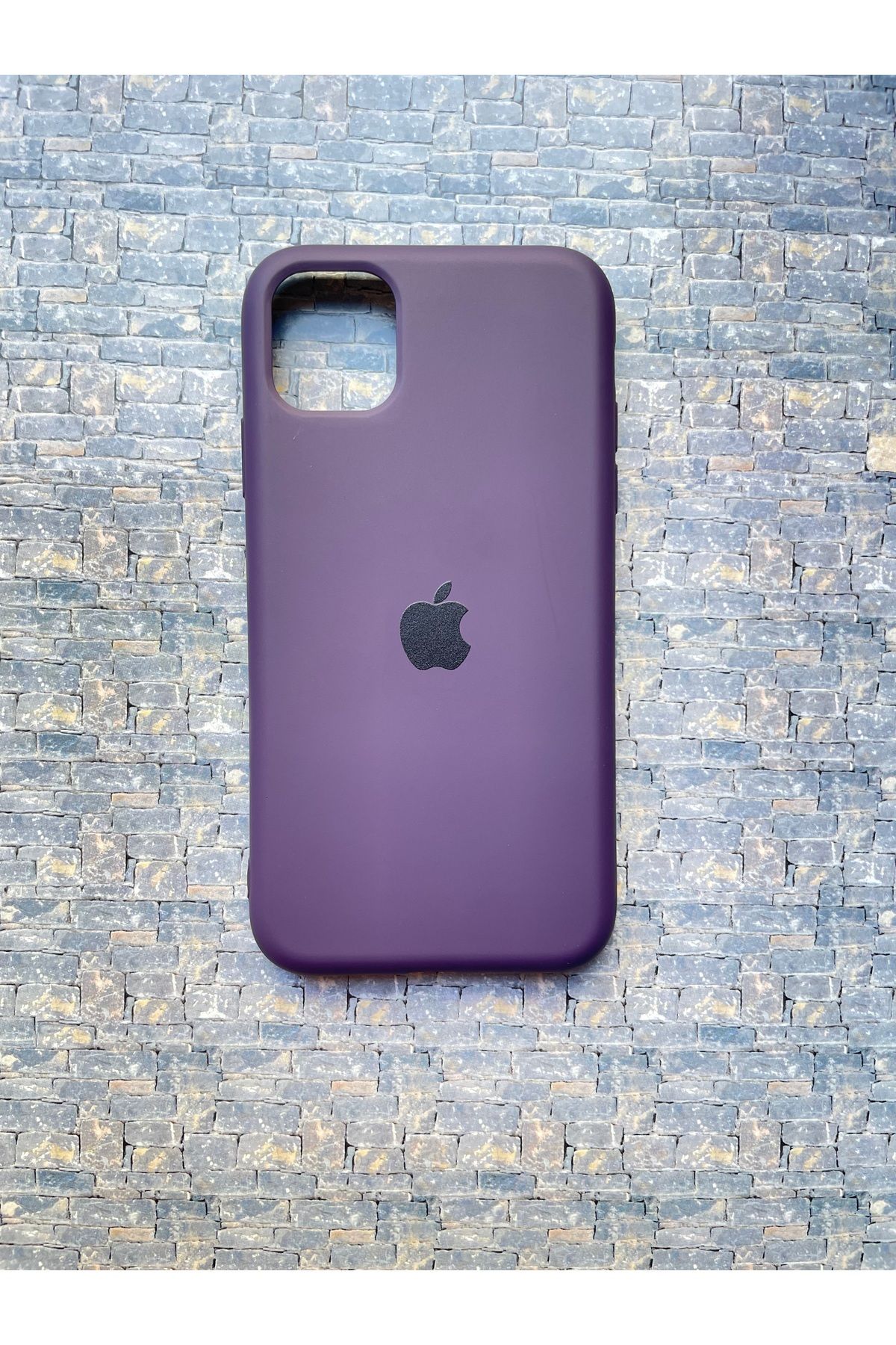 BCNCASE İphone 11 ProMaxLogolu Telefon Kılıfı Yumuşak Silikon Kauçuk İçi Kadife Ince Kılıf ÇizilmezDayanıklı