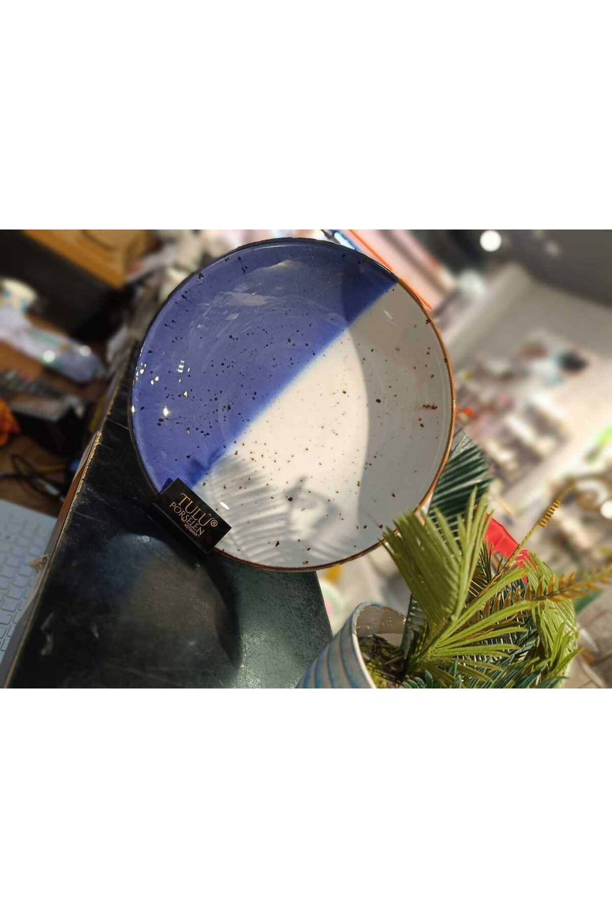 Tulü Porselen TULU PORSELEN 25 CM BÜYÜK BOY SALATA &SUNUM TABAĞI