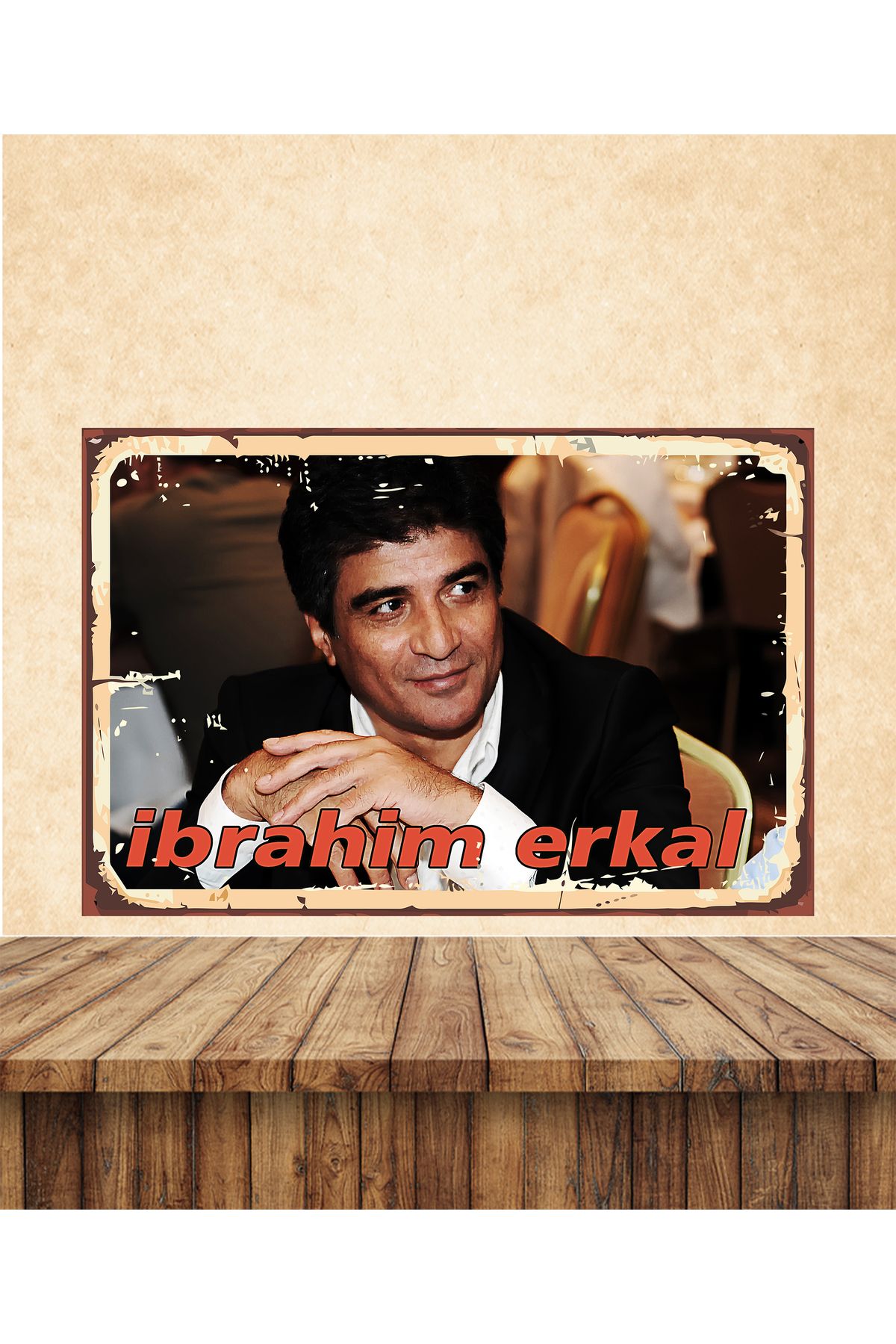 TAKIFİX İbrahim Erkal Temalı 20 x 30 CM MDF Tablo