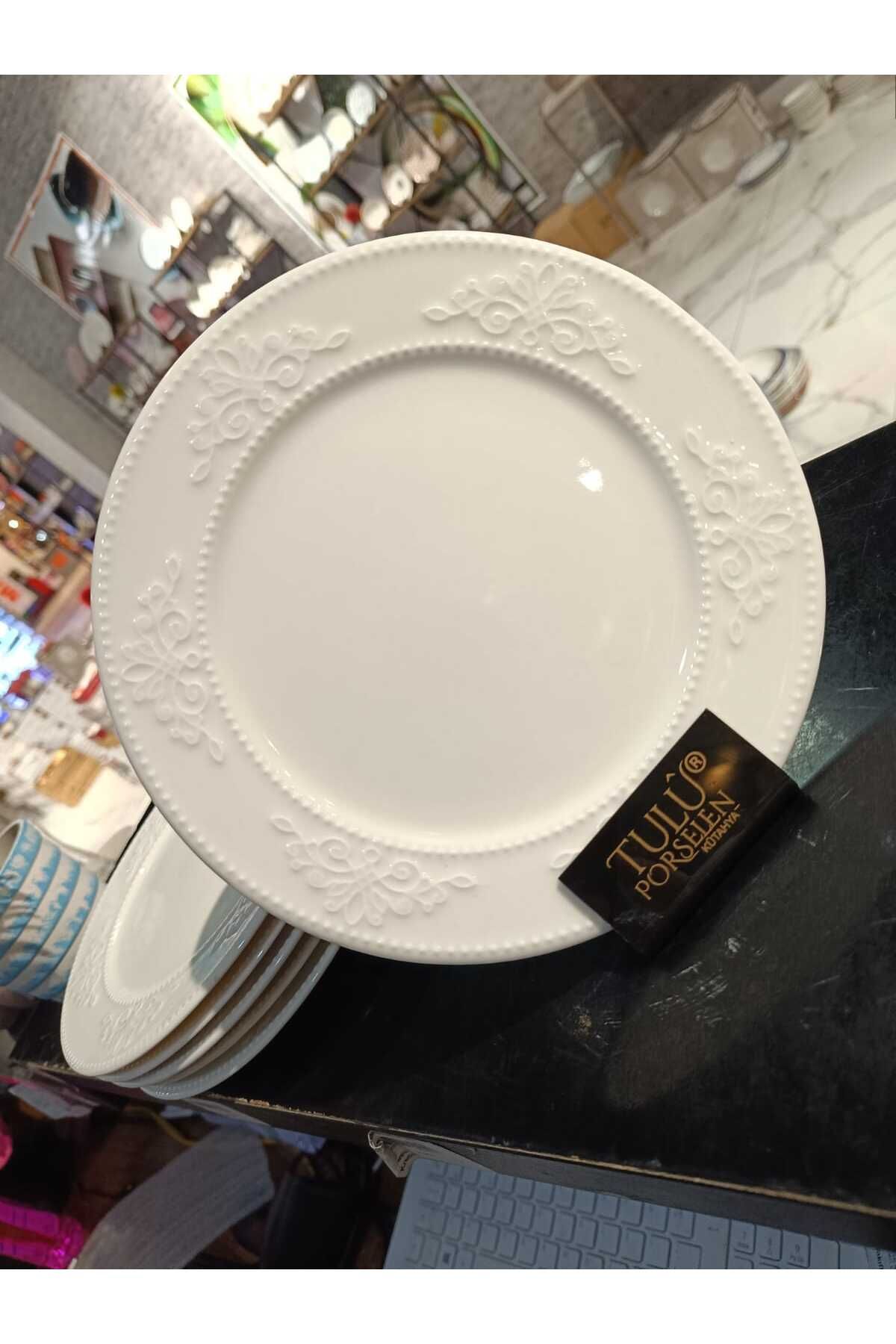 Tulü Porselen TULU PORSELEN 6 LI 19 CM PASTA TABAĞI