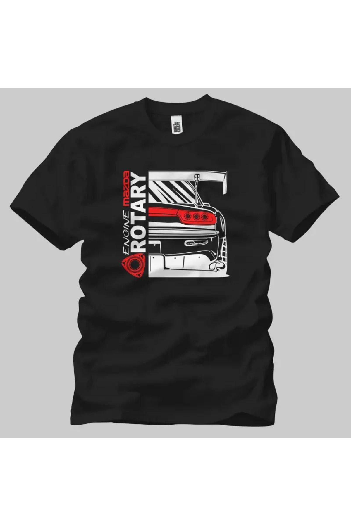Built By Crazy Mazda Engine Rotary Unisex Tişört