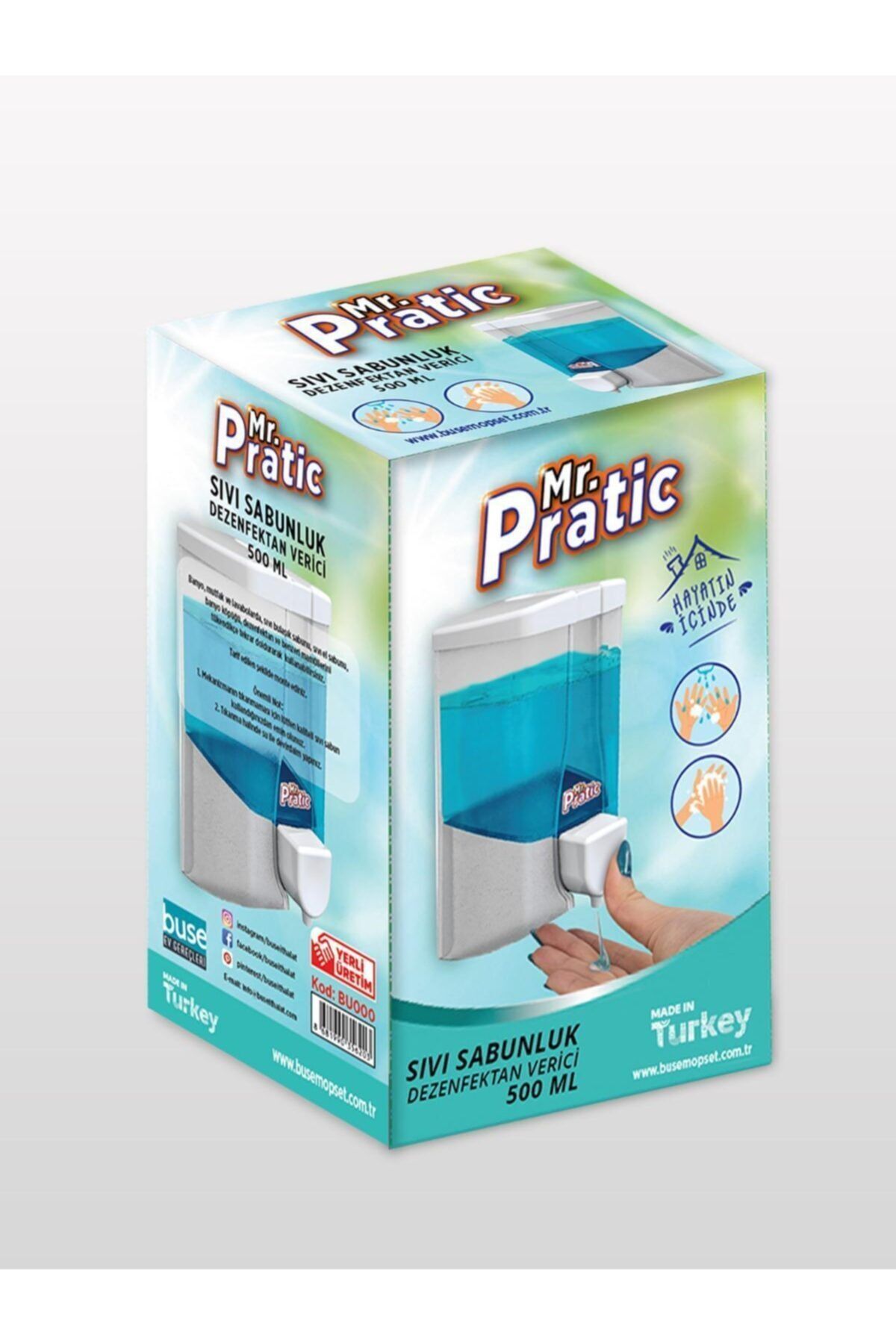 MR.PRATİC-Dozator de săpun lichid Transmițător de dezinfectant 500 ml 2