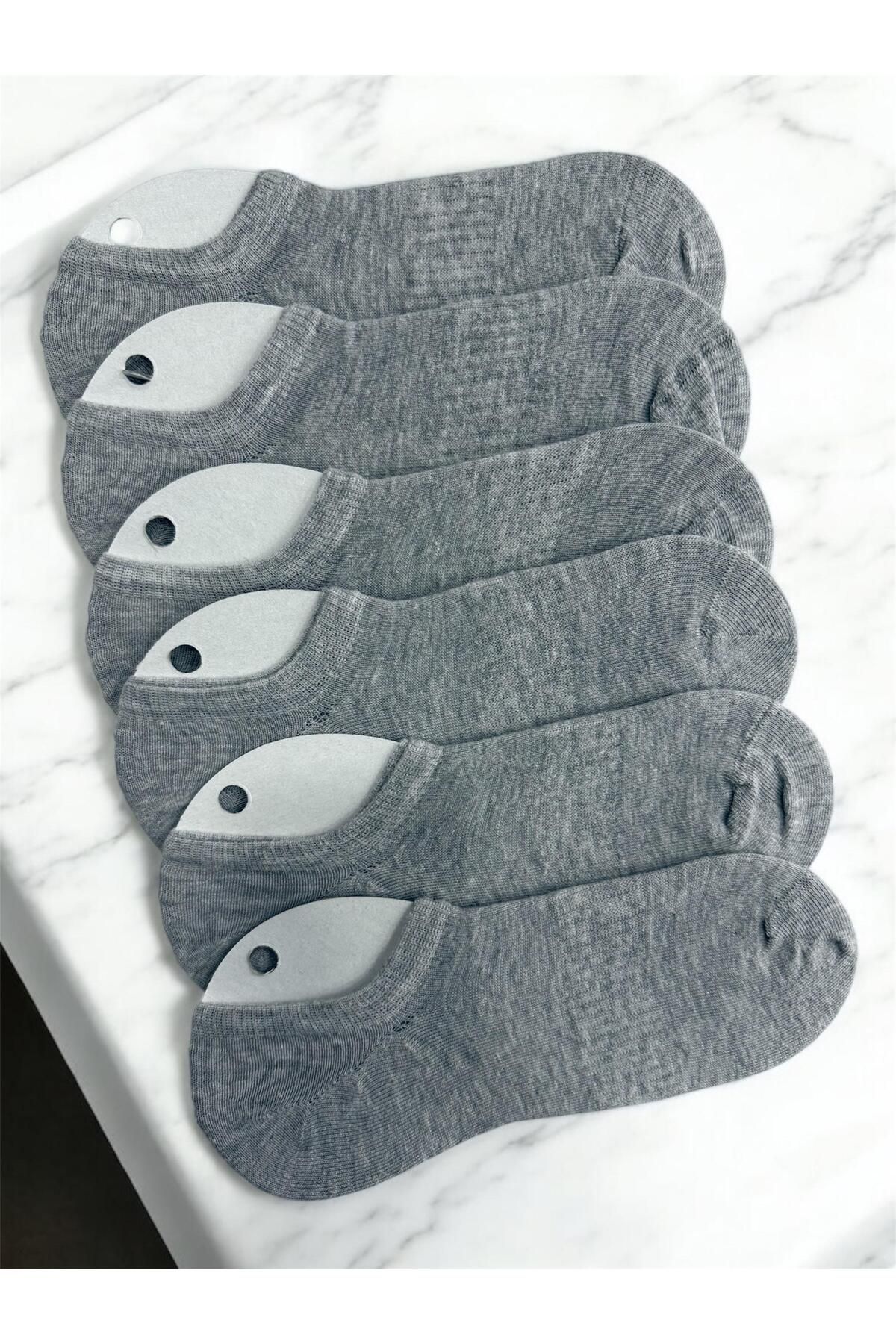 Forever 6'lı Paket Erkek Sneakers Patik Çorap (Silikonlu, Dikişsiz, Kaydırmaz Topuk)