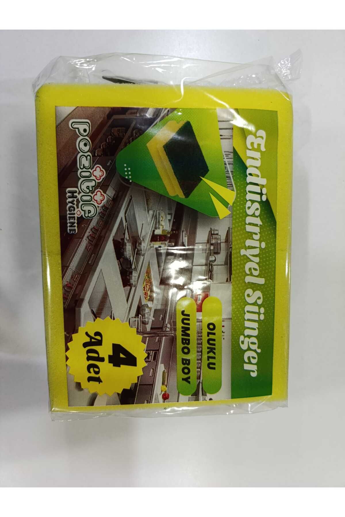 BARREL AMBALAJ 4 Lü 2 Paket Endüstri̇el Sünger Jumbo Boy