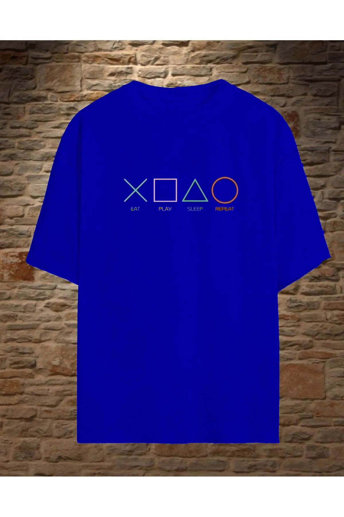 DESCARTES Baskılı Oversize T-shirt Play