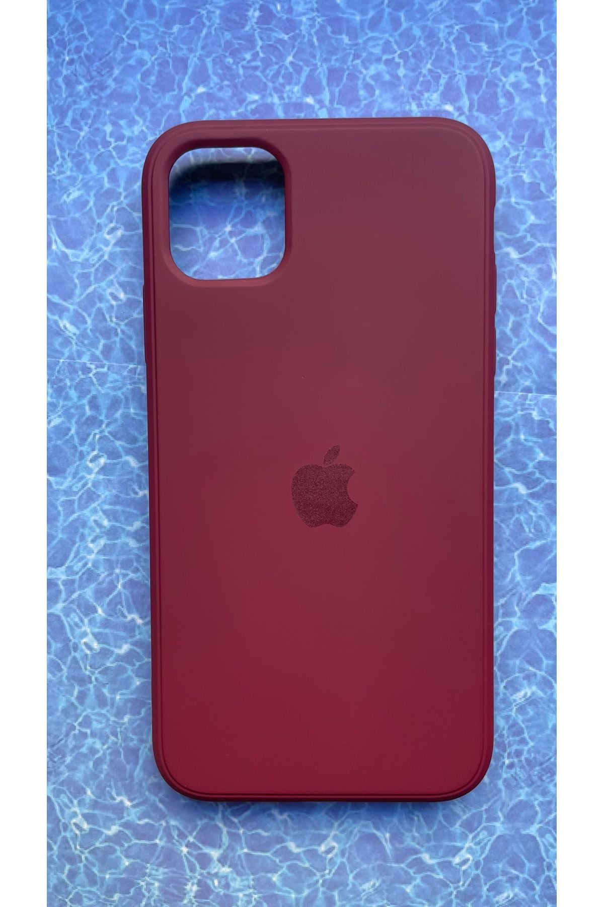 BCNCASE IPHONE 12-12PRO LOGOLU İLE UYUMLU LANSMAN İÇİ KADİFE KAPAK KILIF