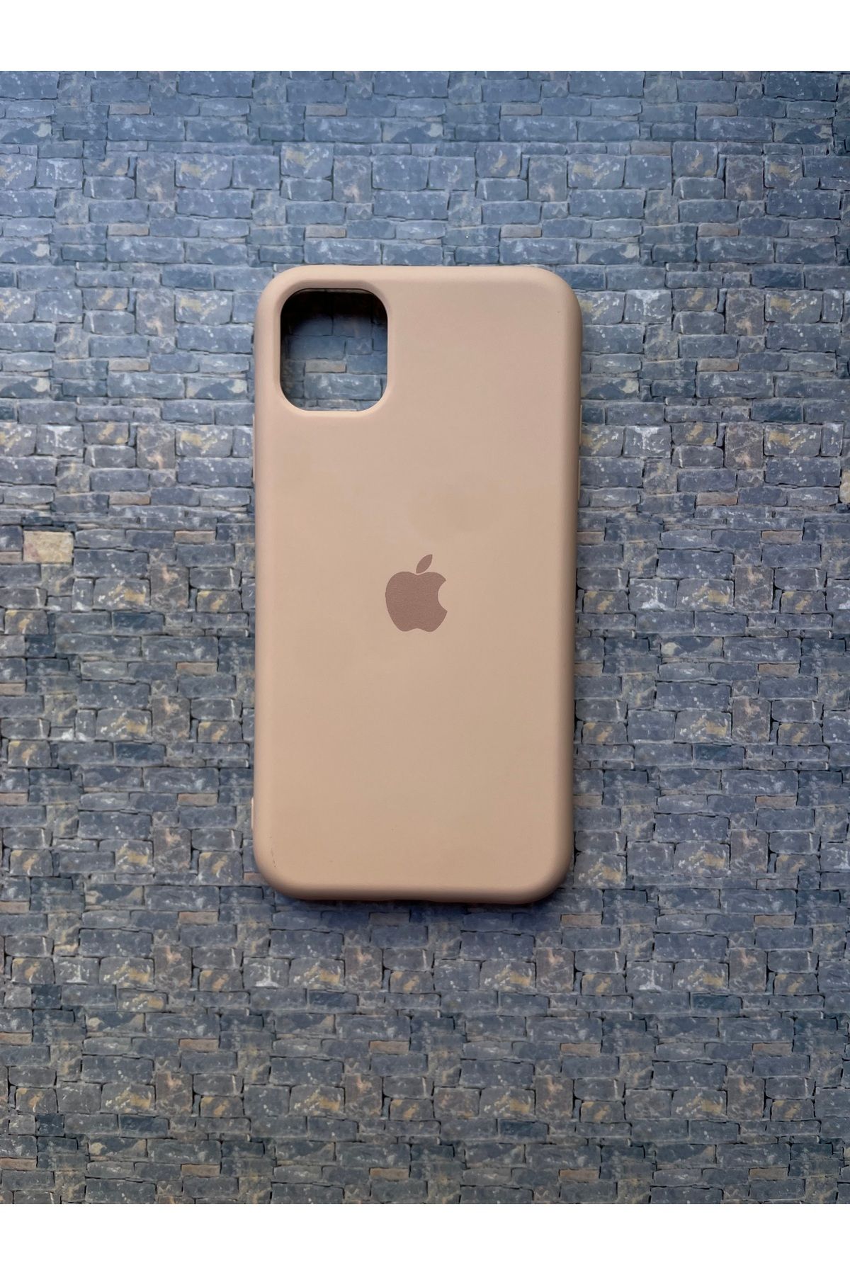 BCNCASE İphone12PROMAX Logolu Telefon Kılıfı Yumuşak Silikon Kauçuk İçi Kadife Ince Kılıf ÇizilmezDayanıklı