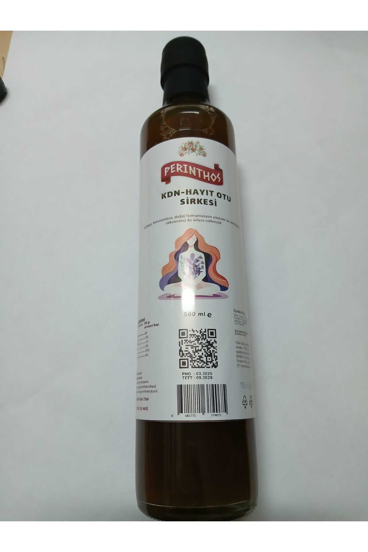 Perinthos Kadın-Hayıt Otu Sirkesi 500 ml Cam Şise