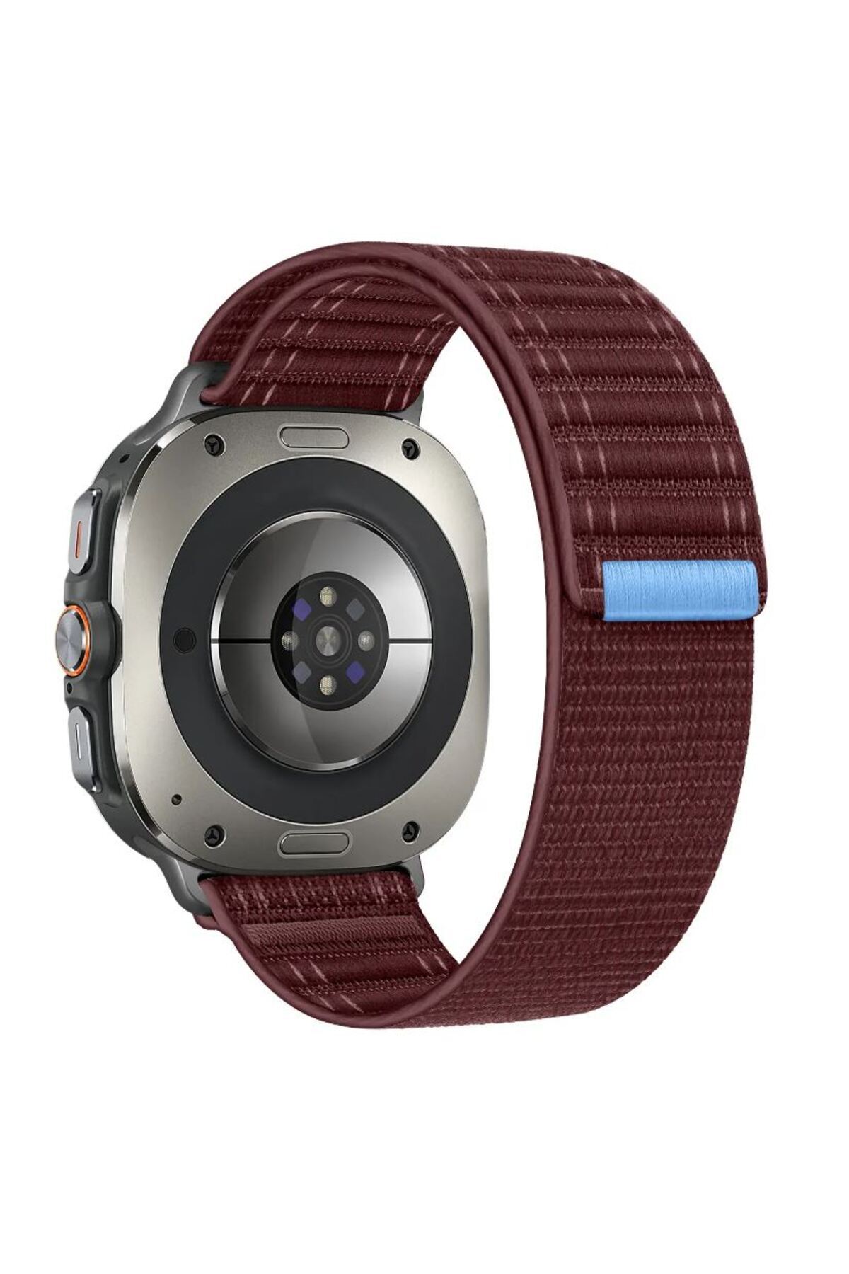 REDz Accessories-Elastic Sport Strap, for Samsung Galaxy Watch Ultra 47mm, Adjustable Buckle, Nylon, Burgundy 2
