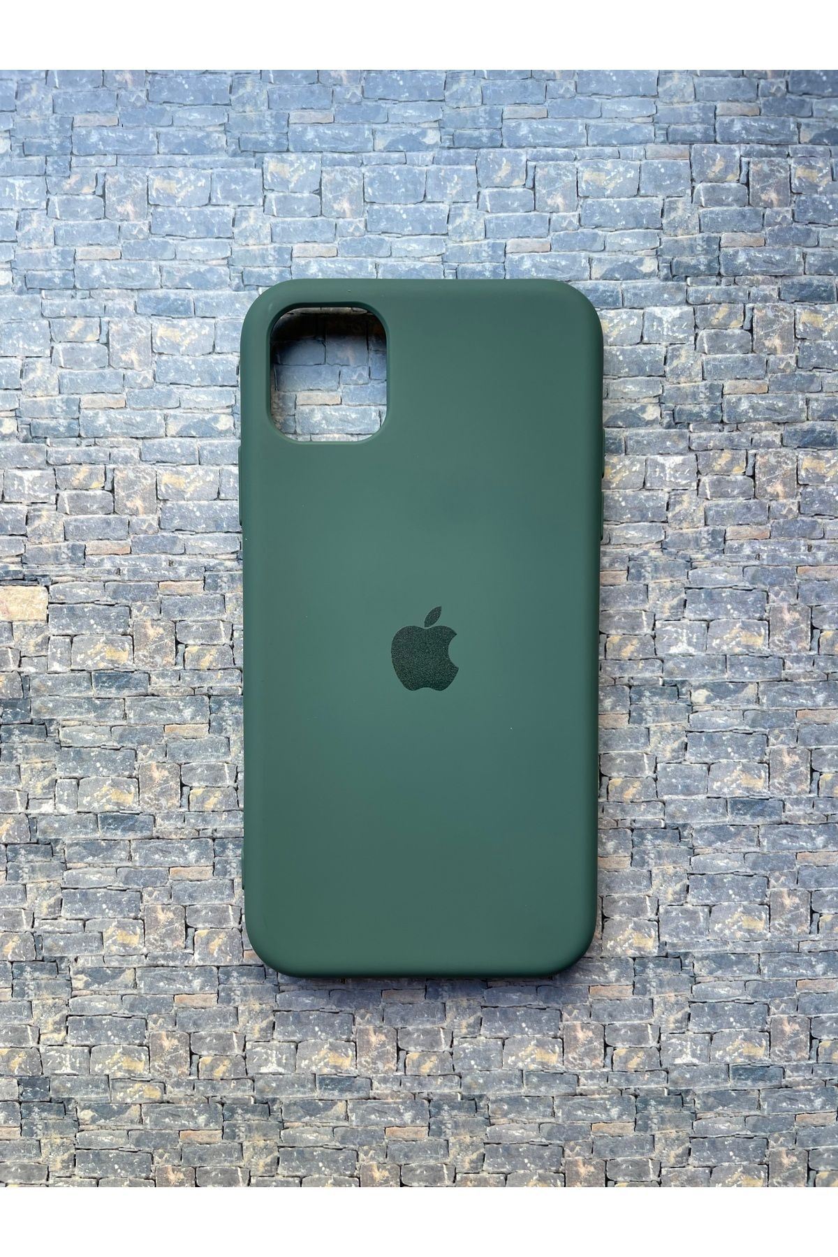 BCNCASE İphone12PROMAX Logolu Telefon Kılıfı Yumuşak Silikon Kauçuk İçi Kadife Ince Kılıf ÇizilmezDayanıklı