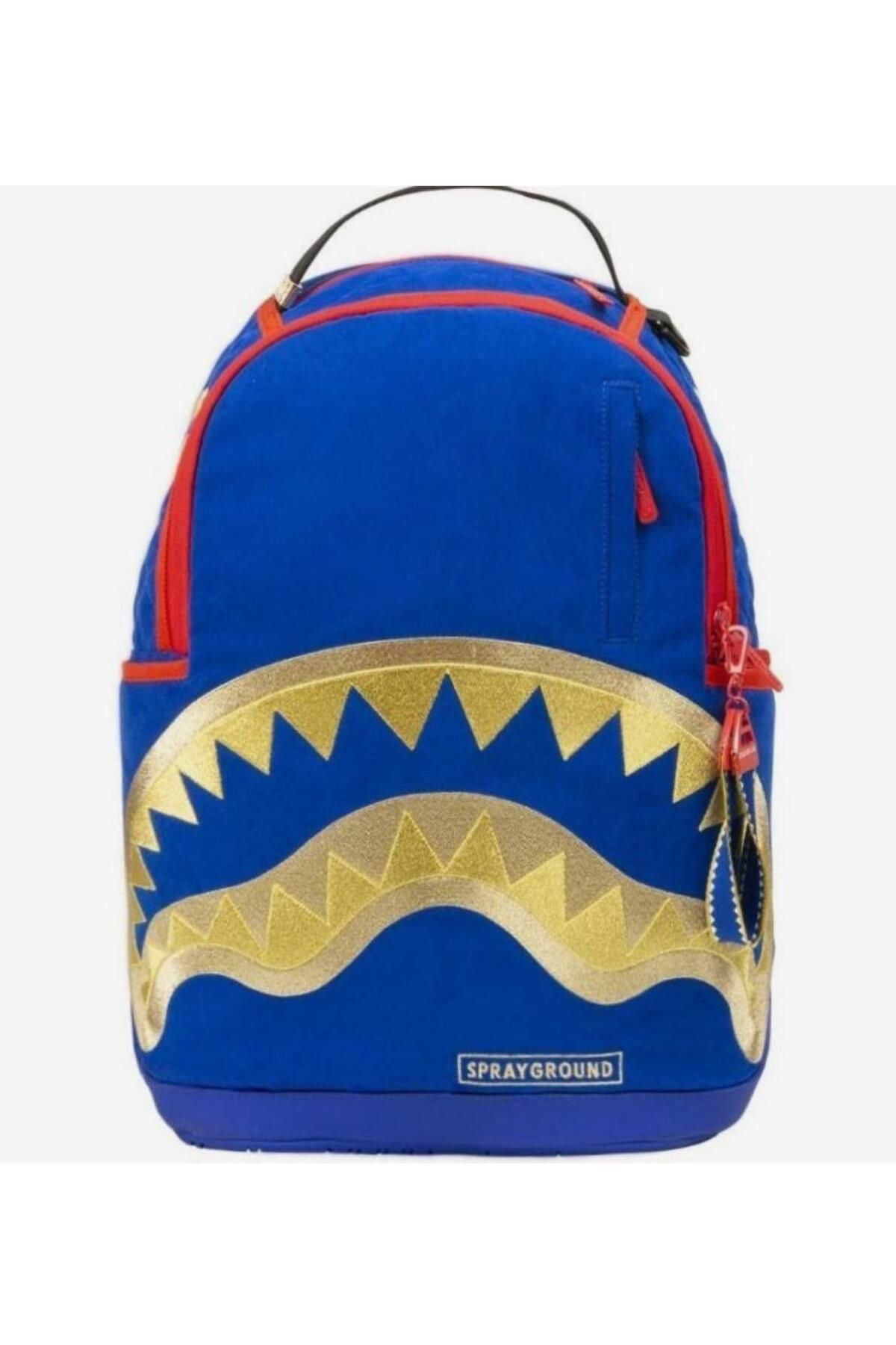 Sprayground Money Kicks Altın Köpekbalığı Ağız Sırt Çantası