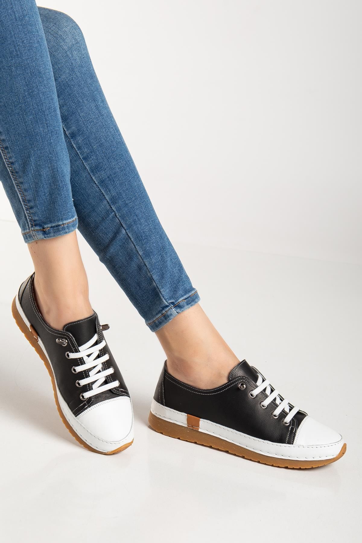 SUİNS SHOES Suins Lorry Hakiki Deri Yumuşak Kadın Günlük Spor Ayakkabı Sneaker