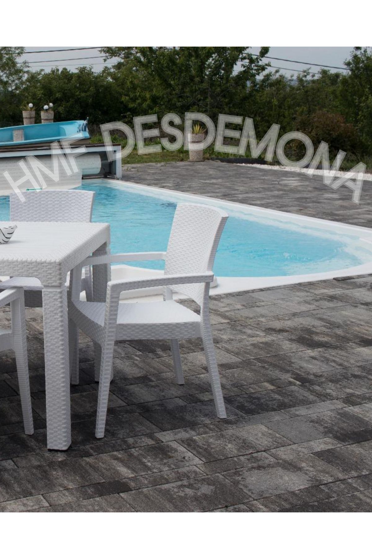 HMF DESDEMONA Zeugma Rattan Bahçe ,Mutfak ve Balkon Sandalyesi