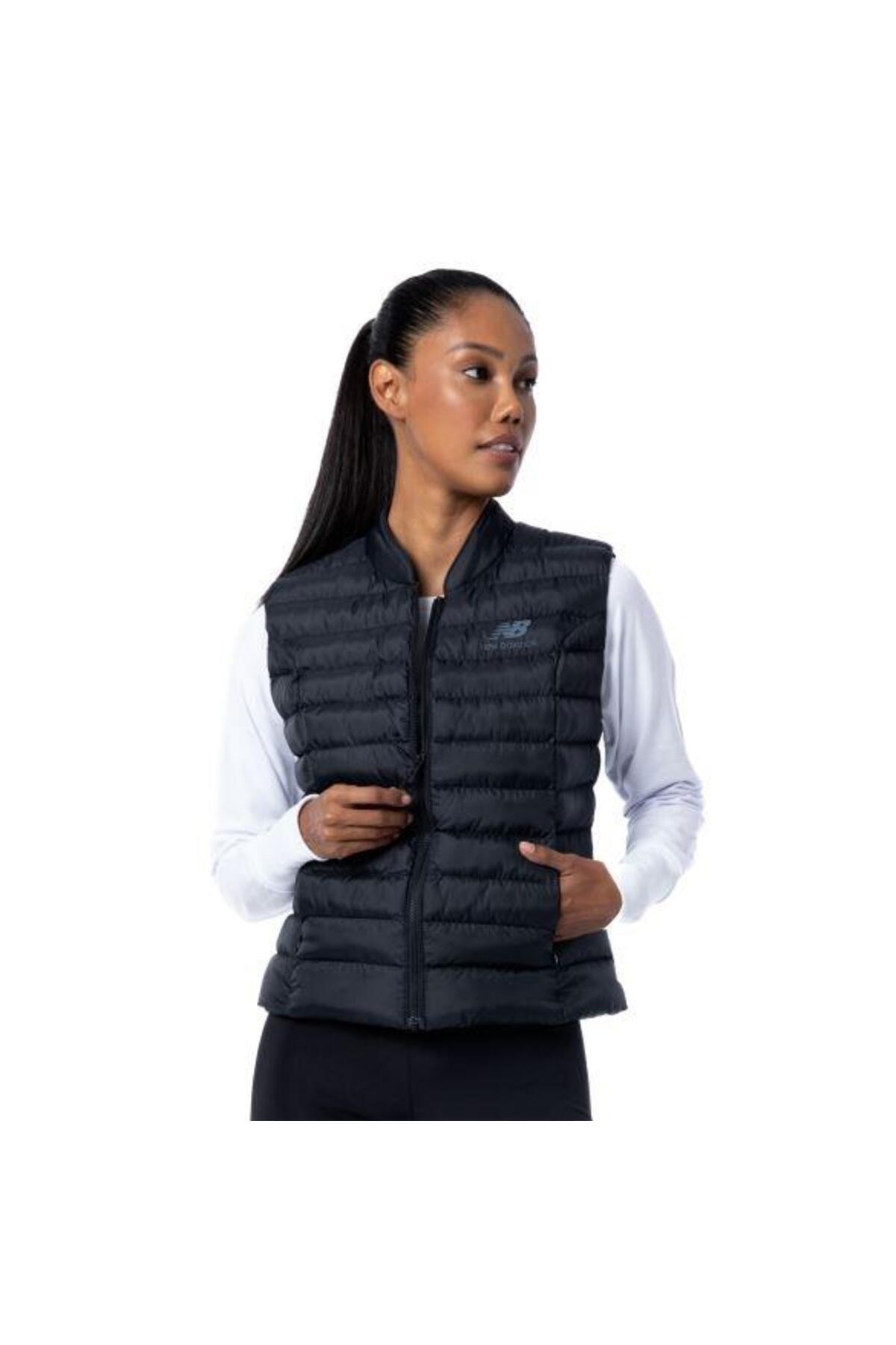 New Balance-Women's Black Lifestyle Vest - Wnv3229-bk 2